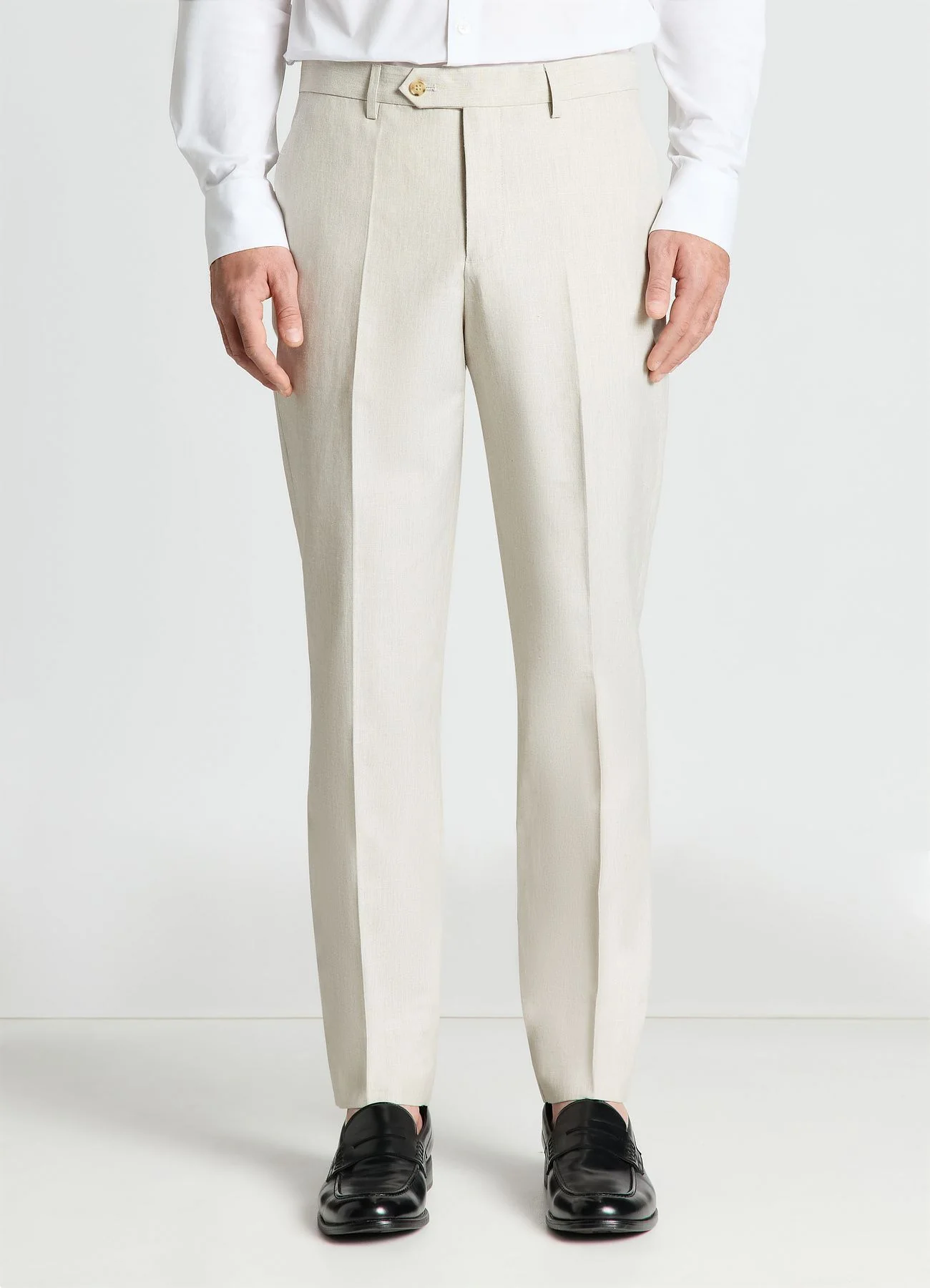 Pantaloni lunghi sartoriali misto lino - Image 3