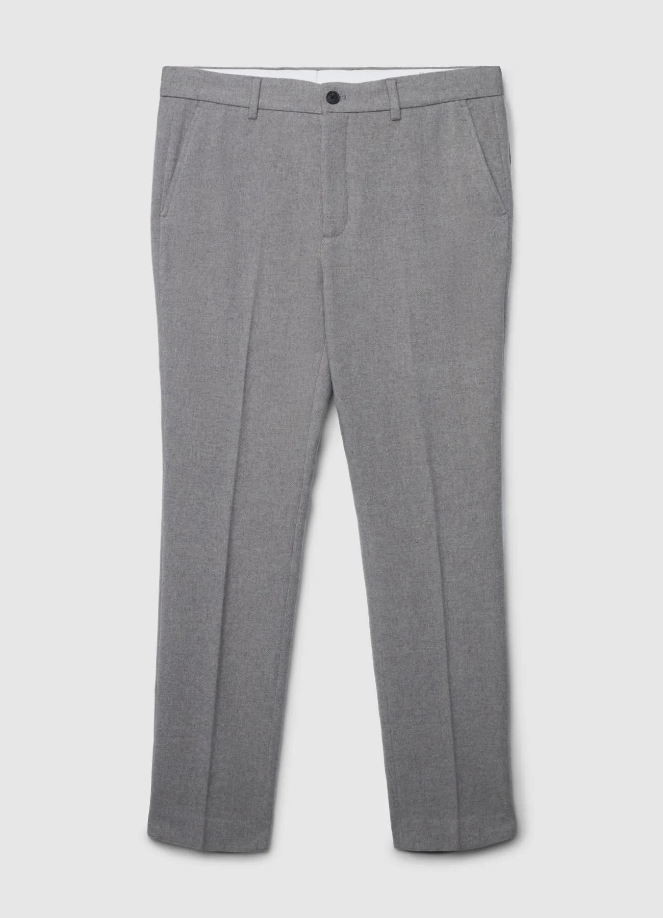 Pantaloni melange misto lana - Image 4