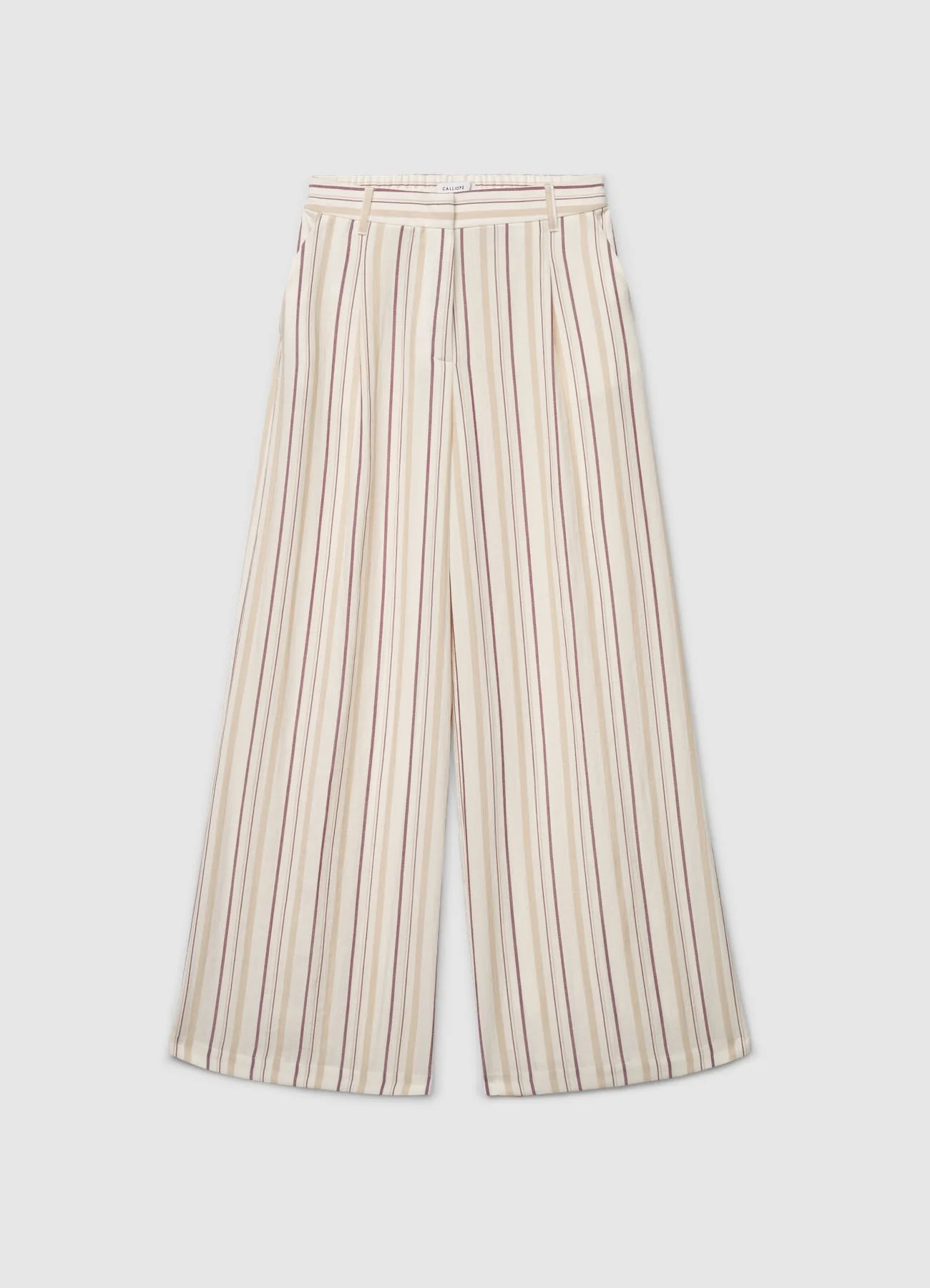 Pantaloni palazzo a righe - Image 4