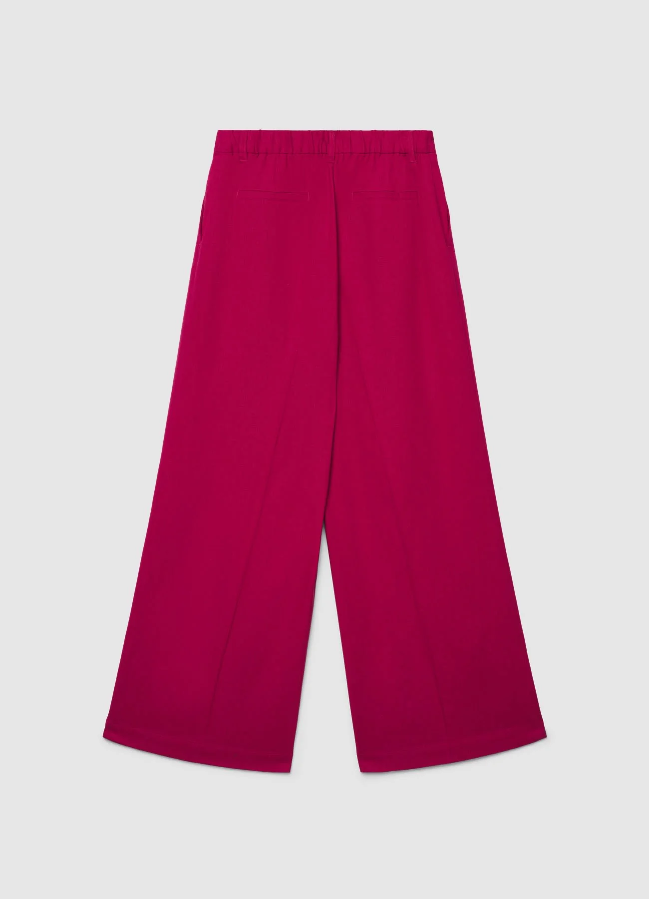 Pantaloni palazzo a vita elasticizzata - Image 5