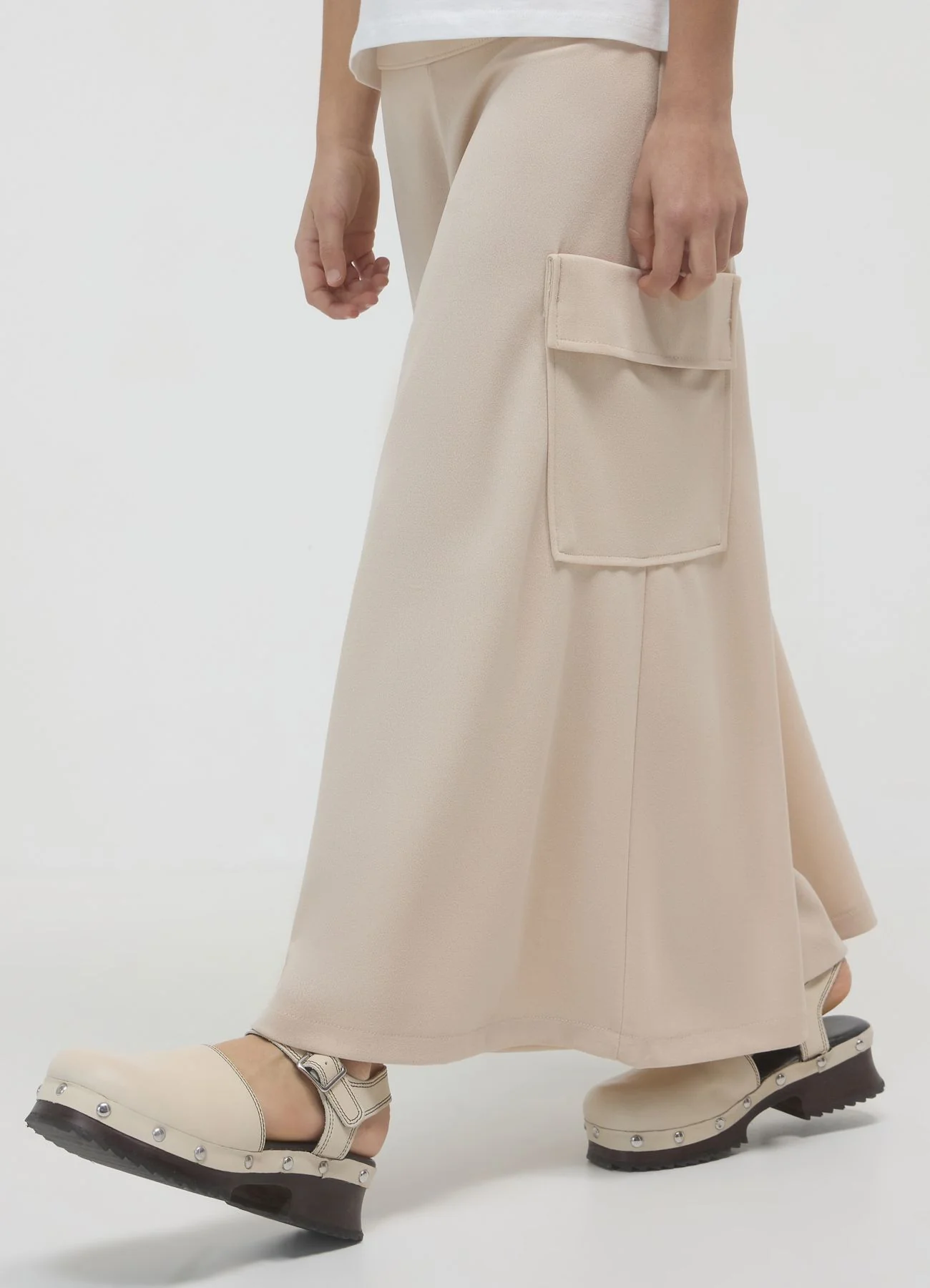 Pantaloni palazzo cargo - Image 3