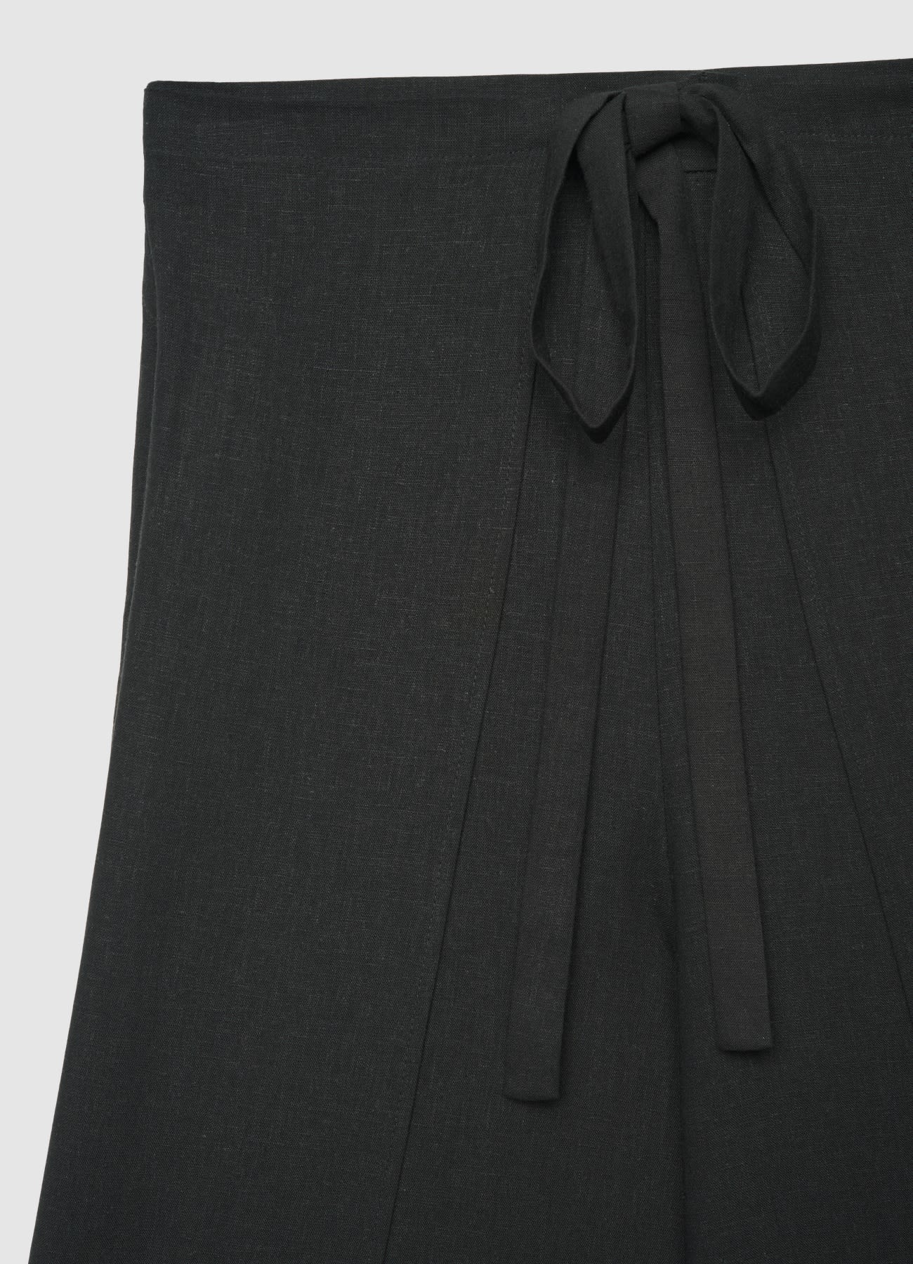 Pantaloni palazzo con cintura annodata - Image 5