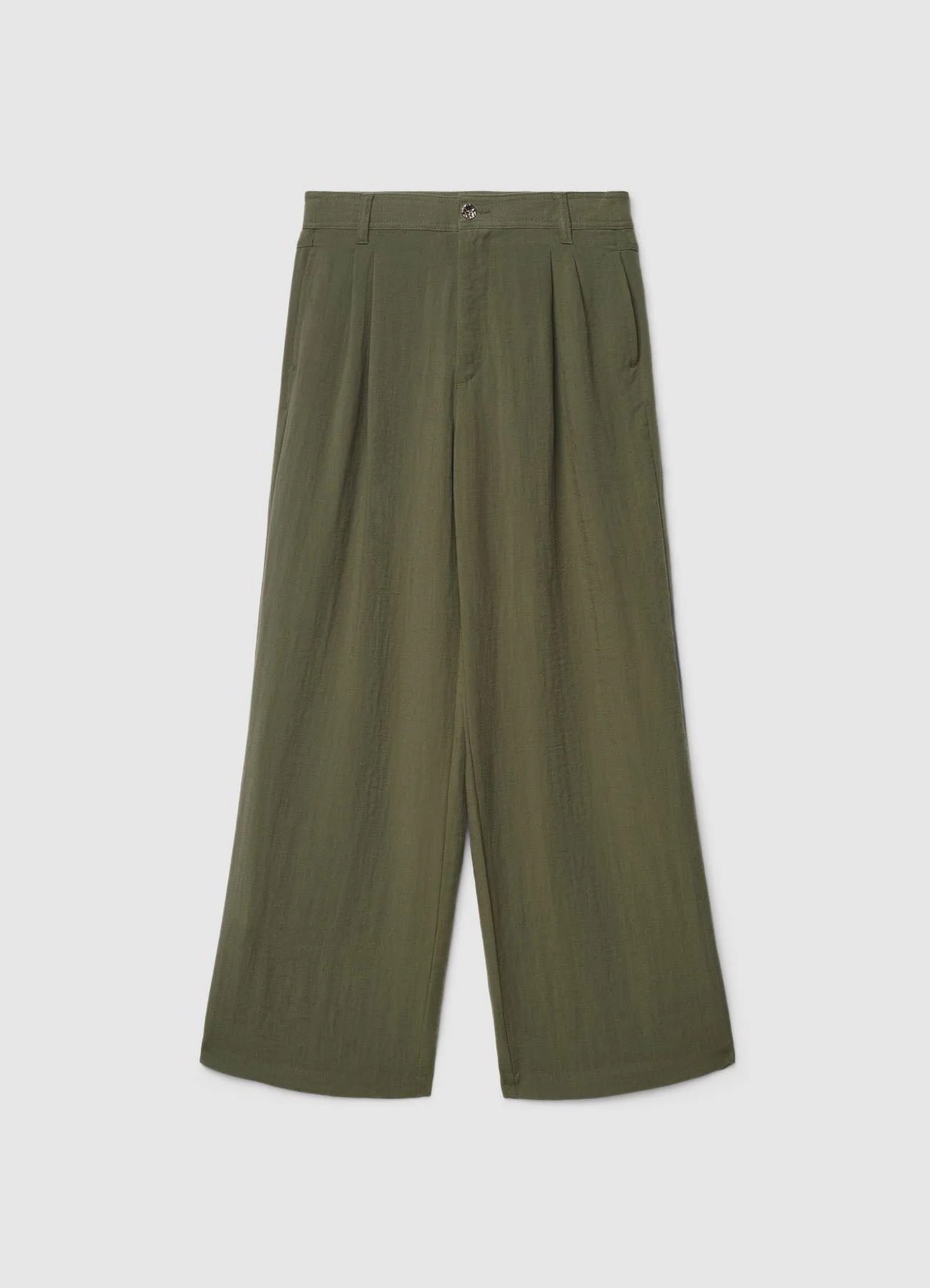 Pantaloni palazzo con doppie pinces - Image 4