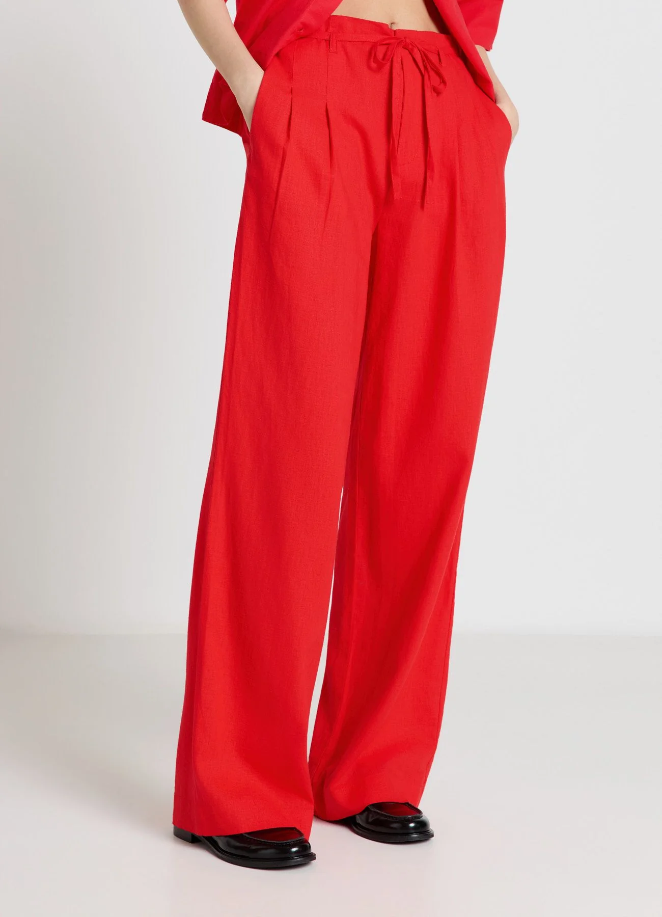 Pantaloni palazzo con fusciacca - Image 2