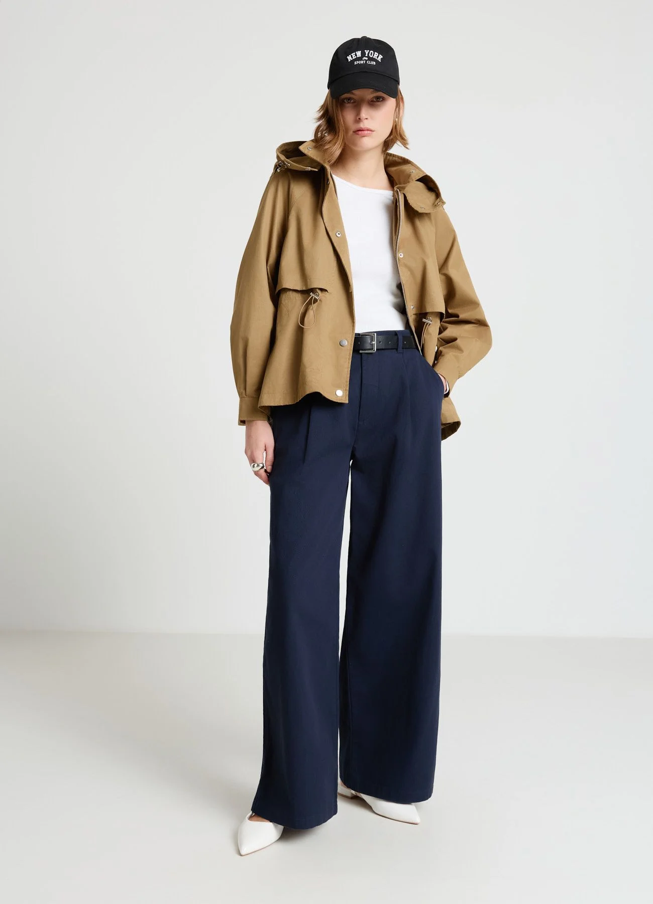 Pantaloni palazzo con pinces - Image 3