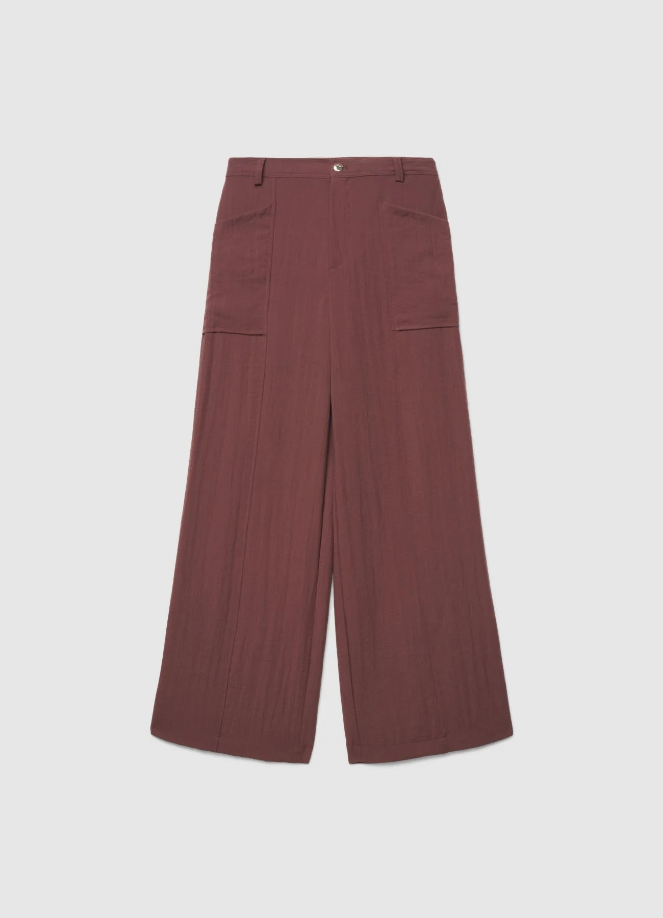 Pantaloni palazzo con tasche applicate - Image 5