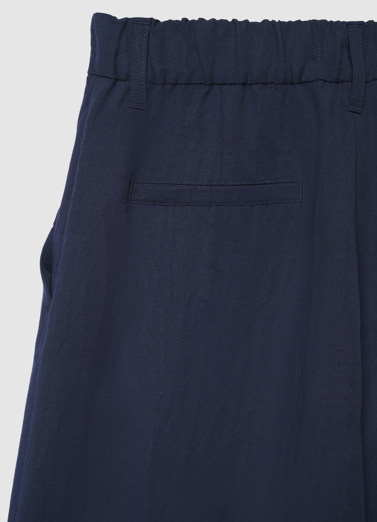 Pantaloni palazzo crop a tinta unita - Image 4