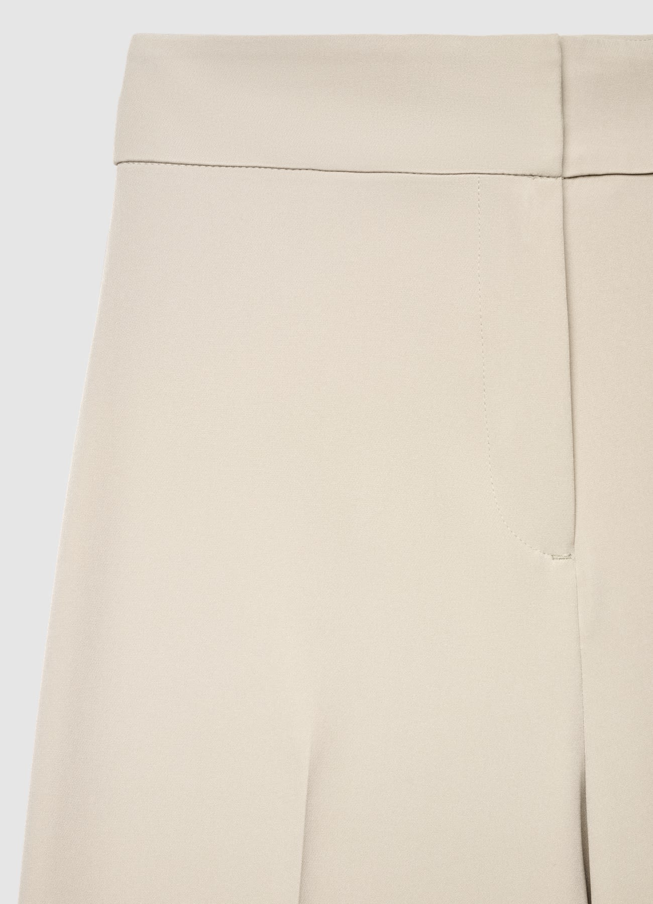 Pantaloni palazzo cropped tinta unita - Image 5