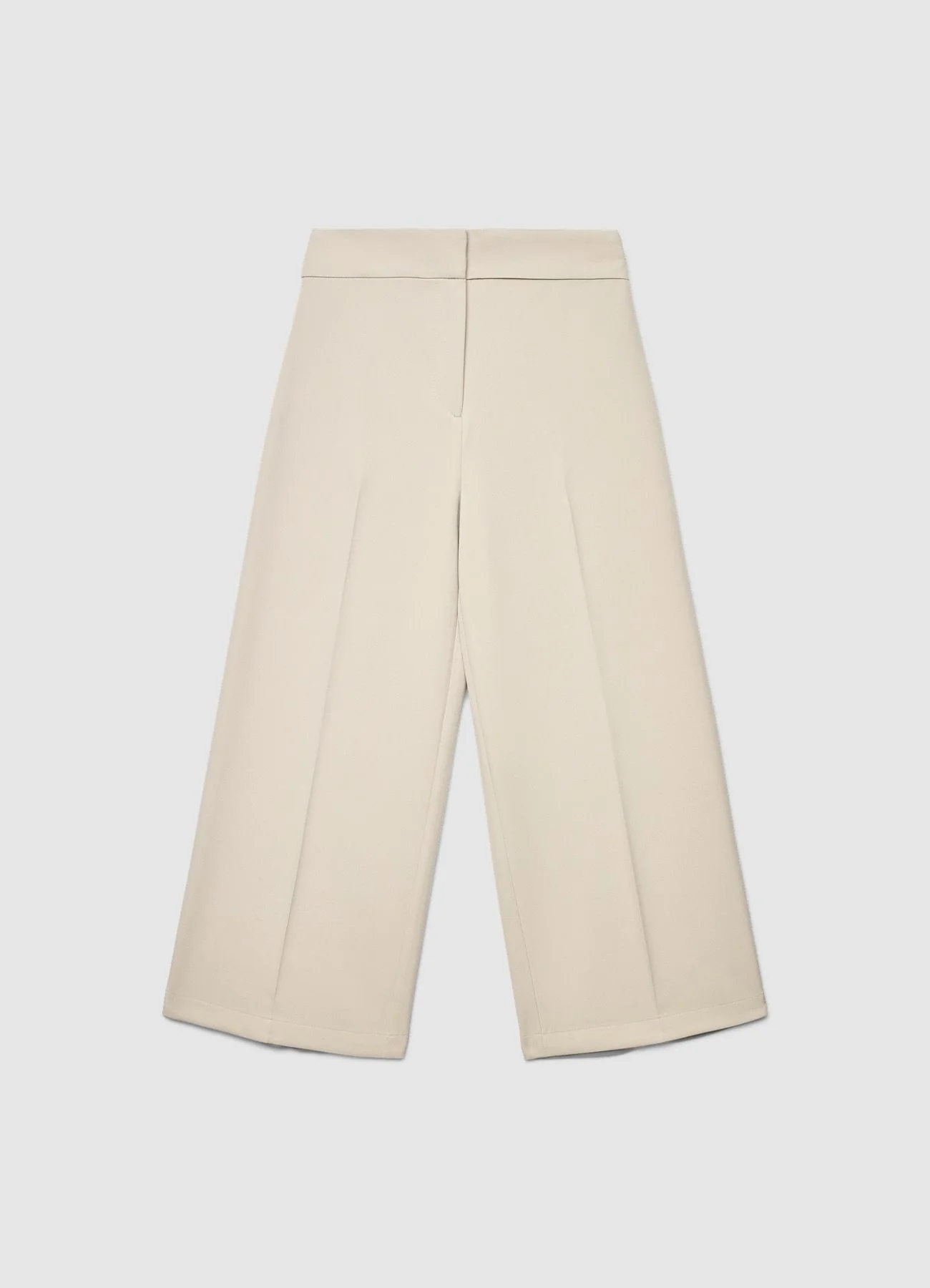 Pantaloni palazzo cropped tinta unita - Image 6