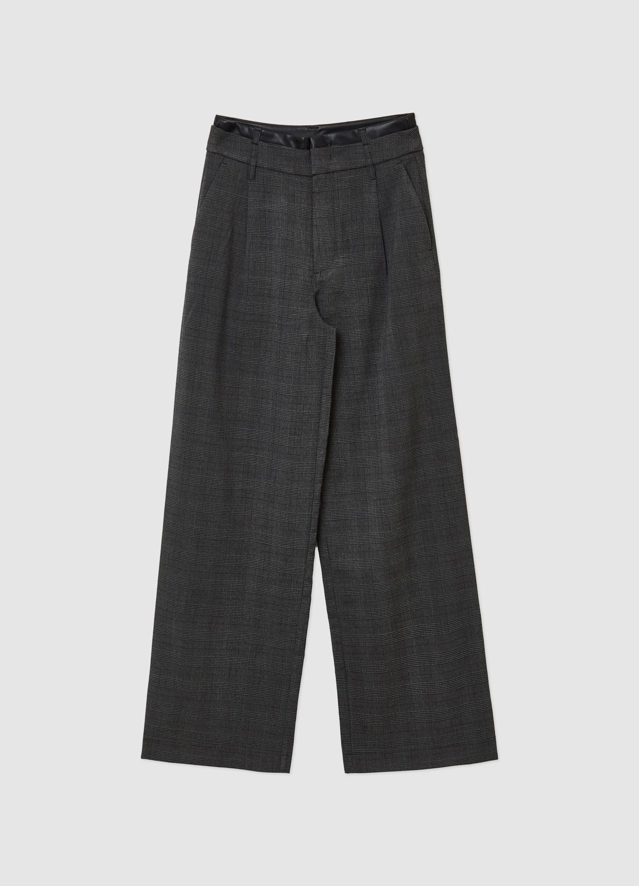 Pantaloni palazzo fantasia Principe di Galles - Image 4