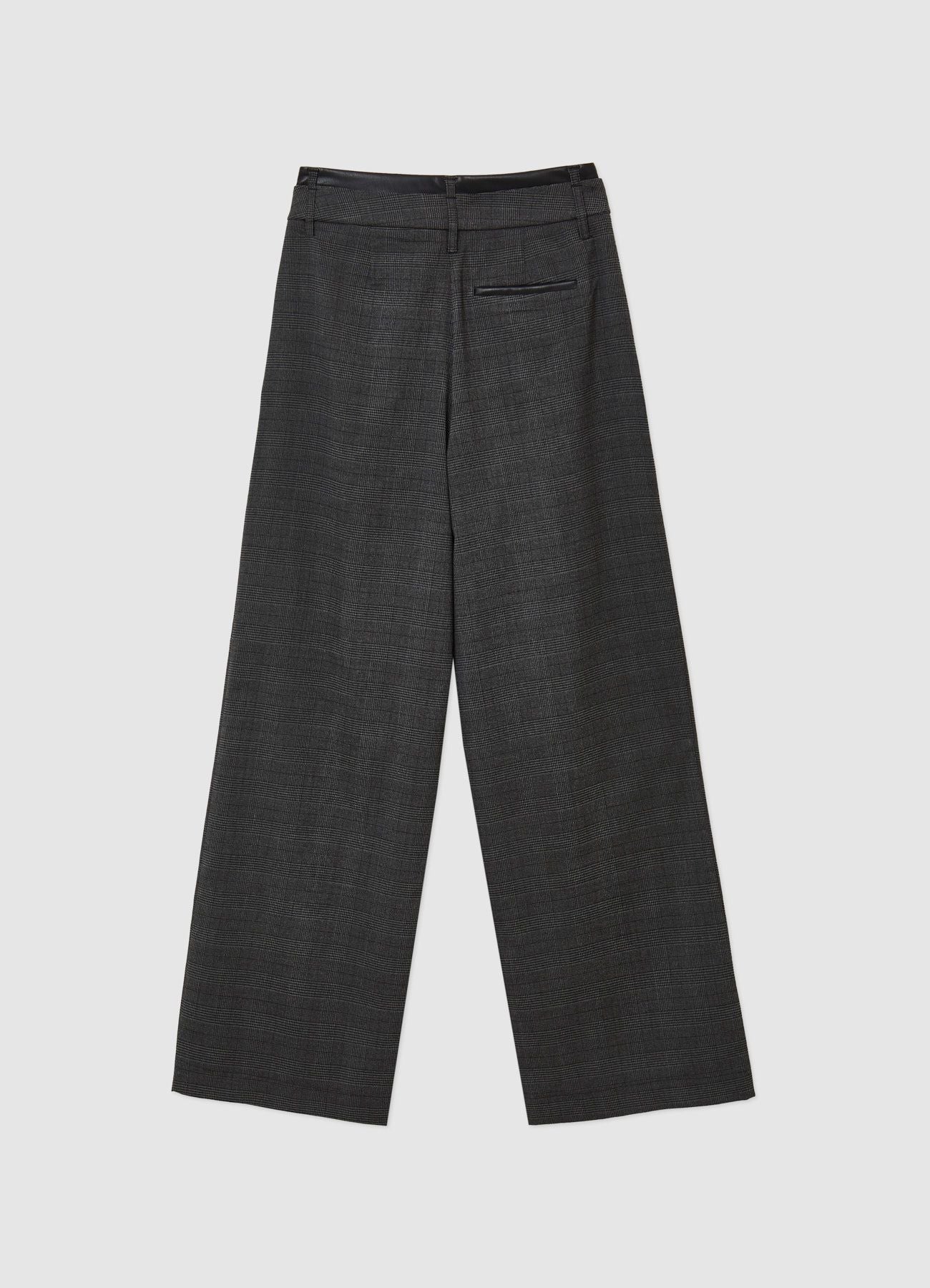 Pantaloni palazzo fantasia Principe di Galles - Image 6