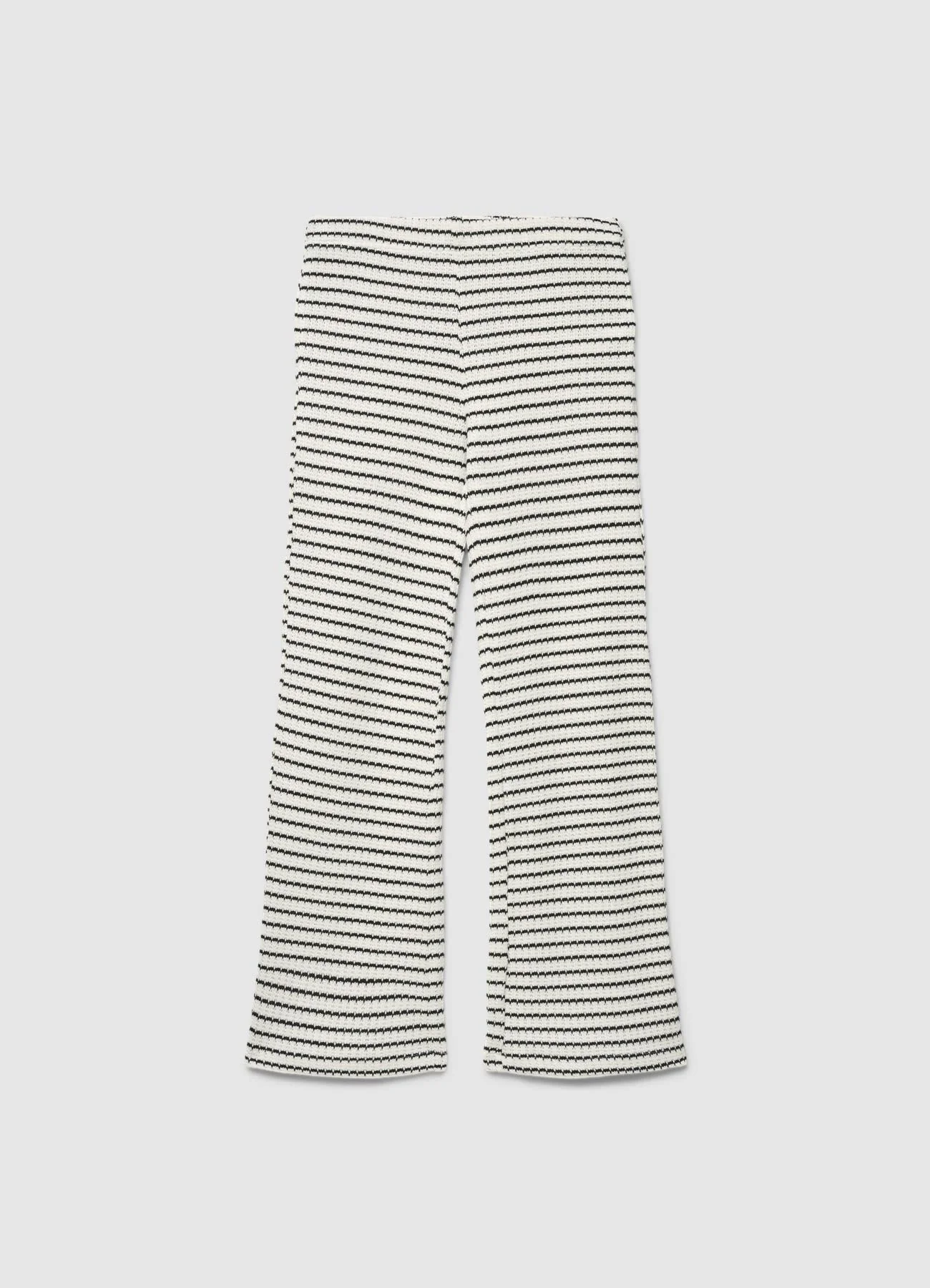 Pantaloni palazzo jogger a righe - Image 4