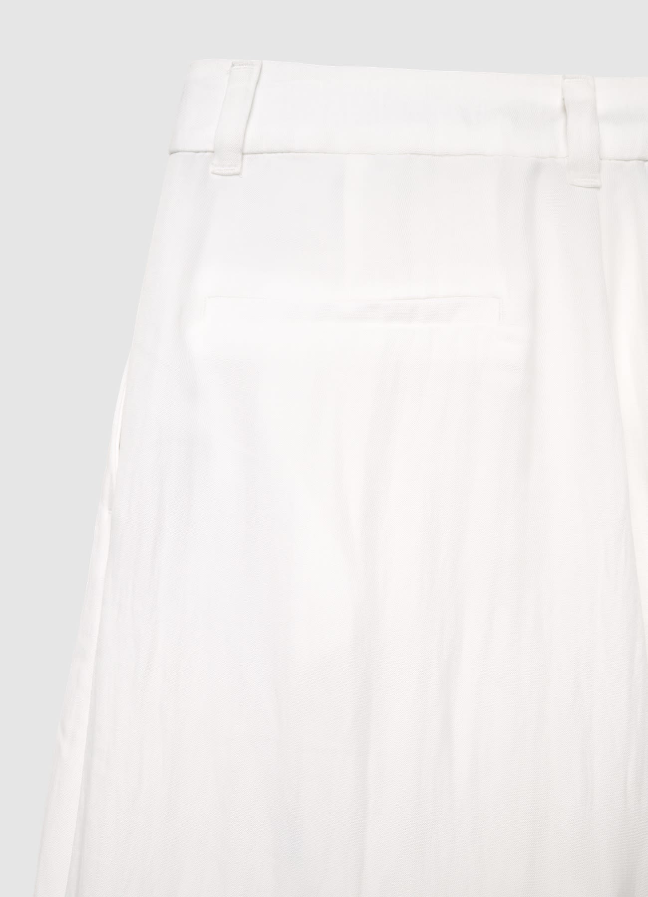 Pantaloni palazzo stropicciati a tinta unita - Image 6
