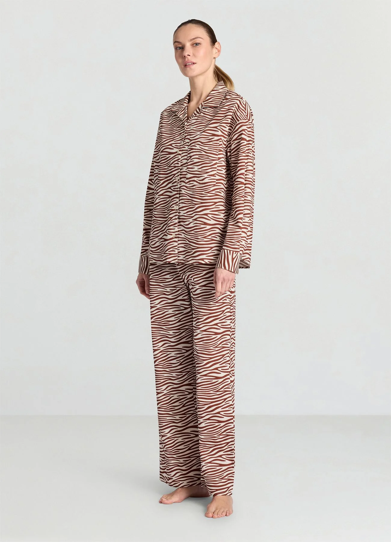 Pantaloni pigiama con stampa animalier - Image 3