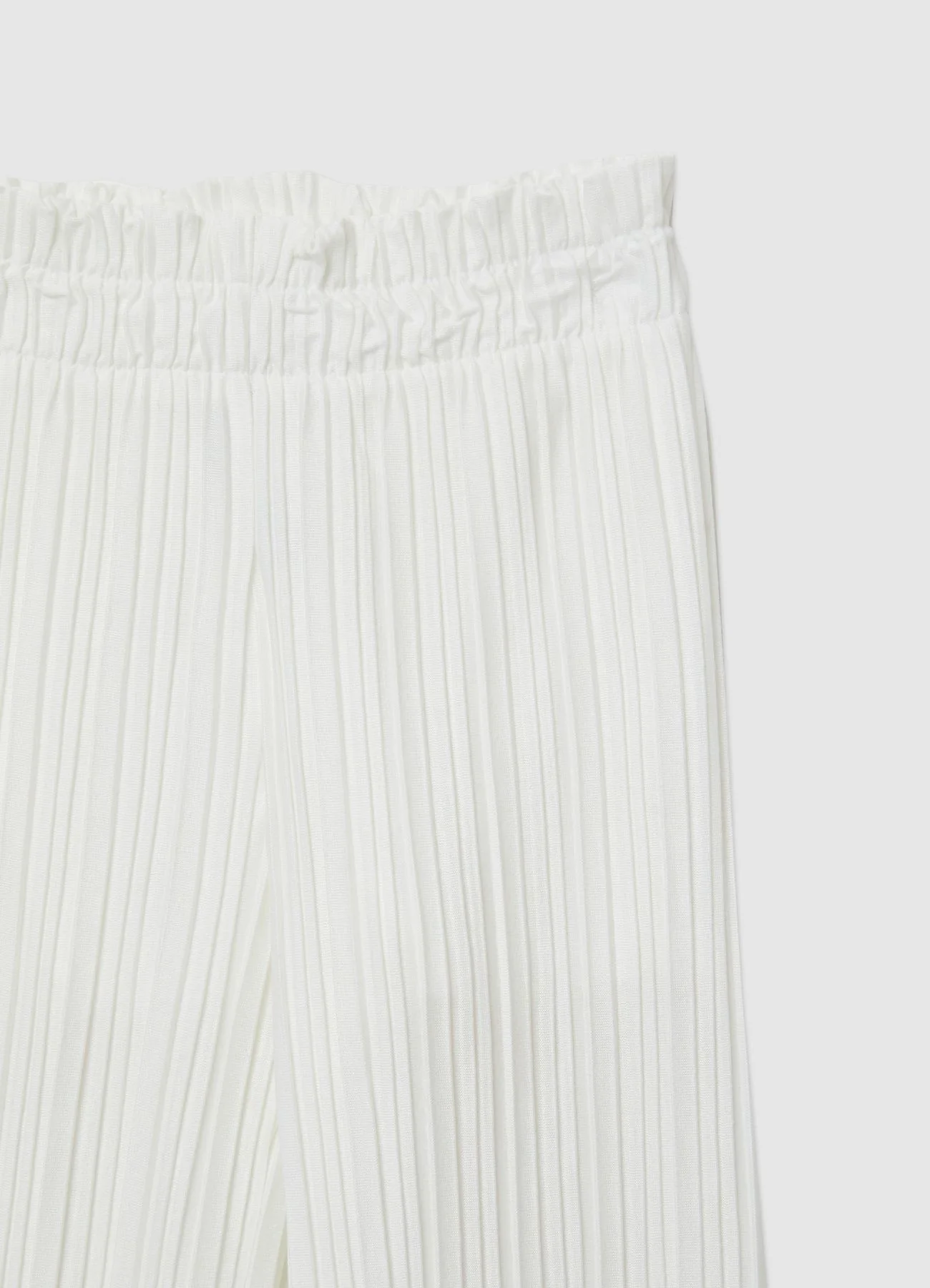 Pantaloni plissé con elastico in vita - Image 2