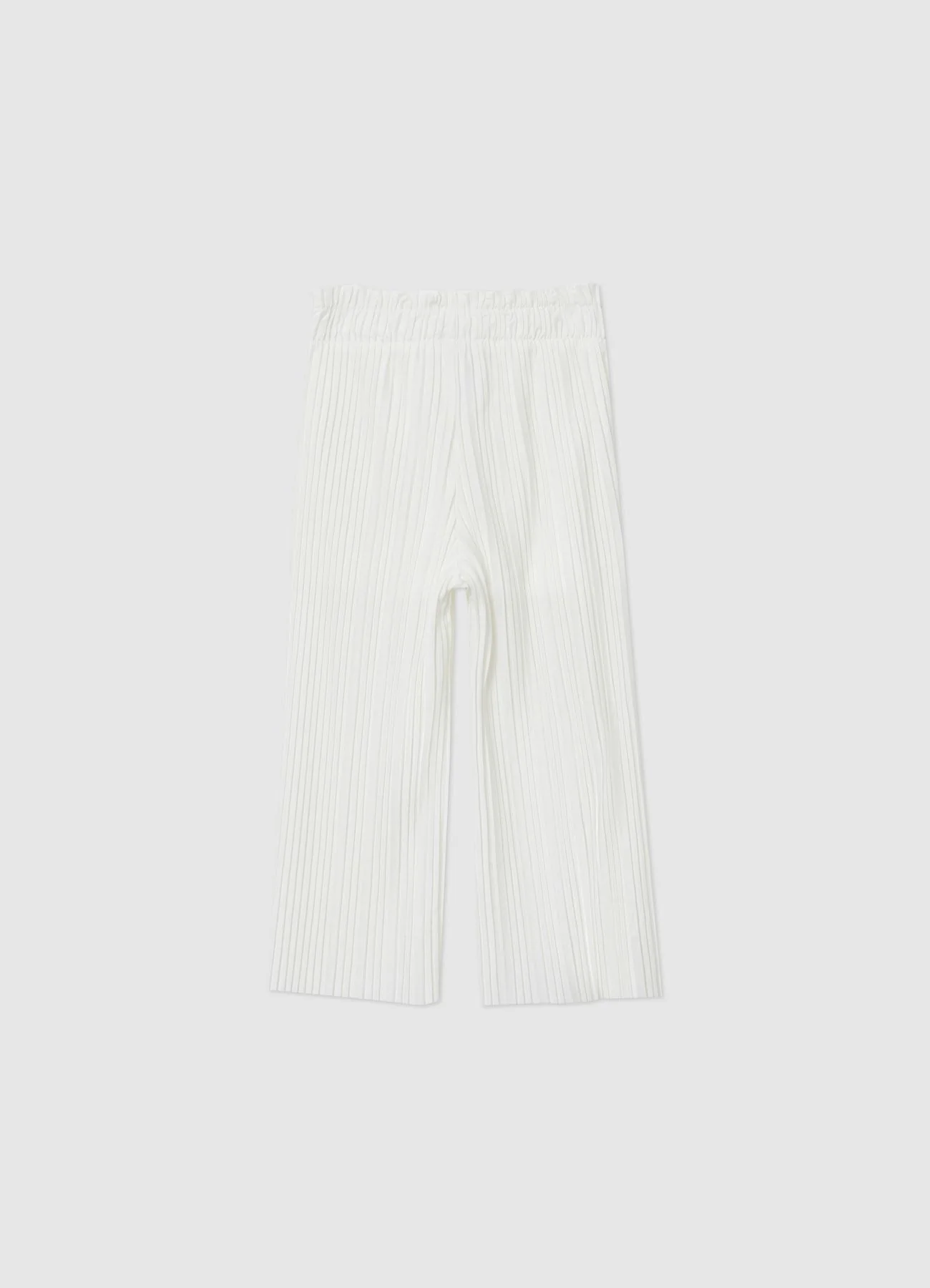Pantaloni plissé con elastico in vita - Image 3