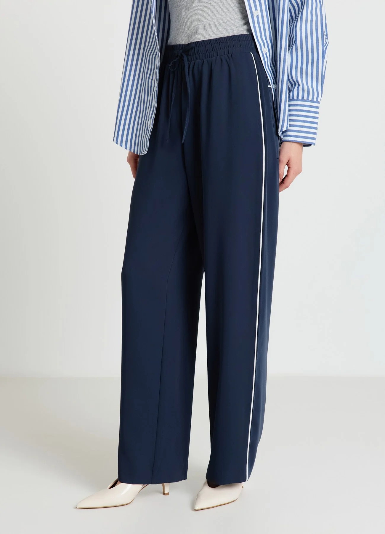 Pantaloni profili a contrasto - Image 3