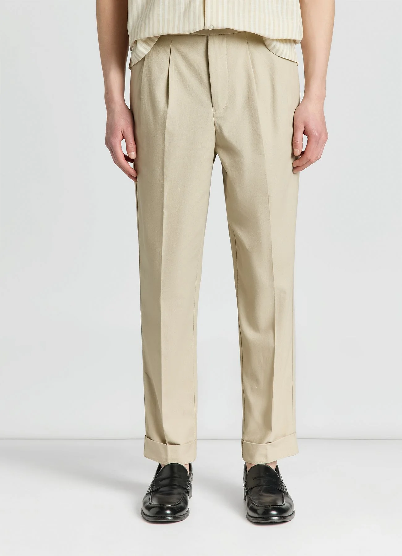 Pantaloni sartoriali con fibbia in vita - Image 3