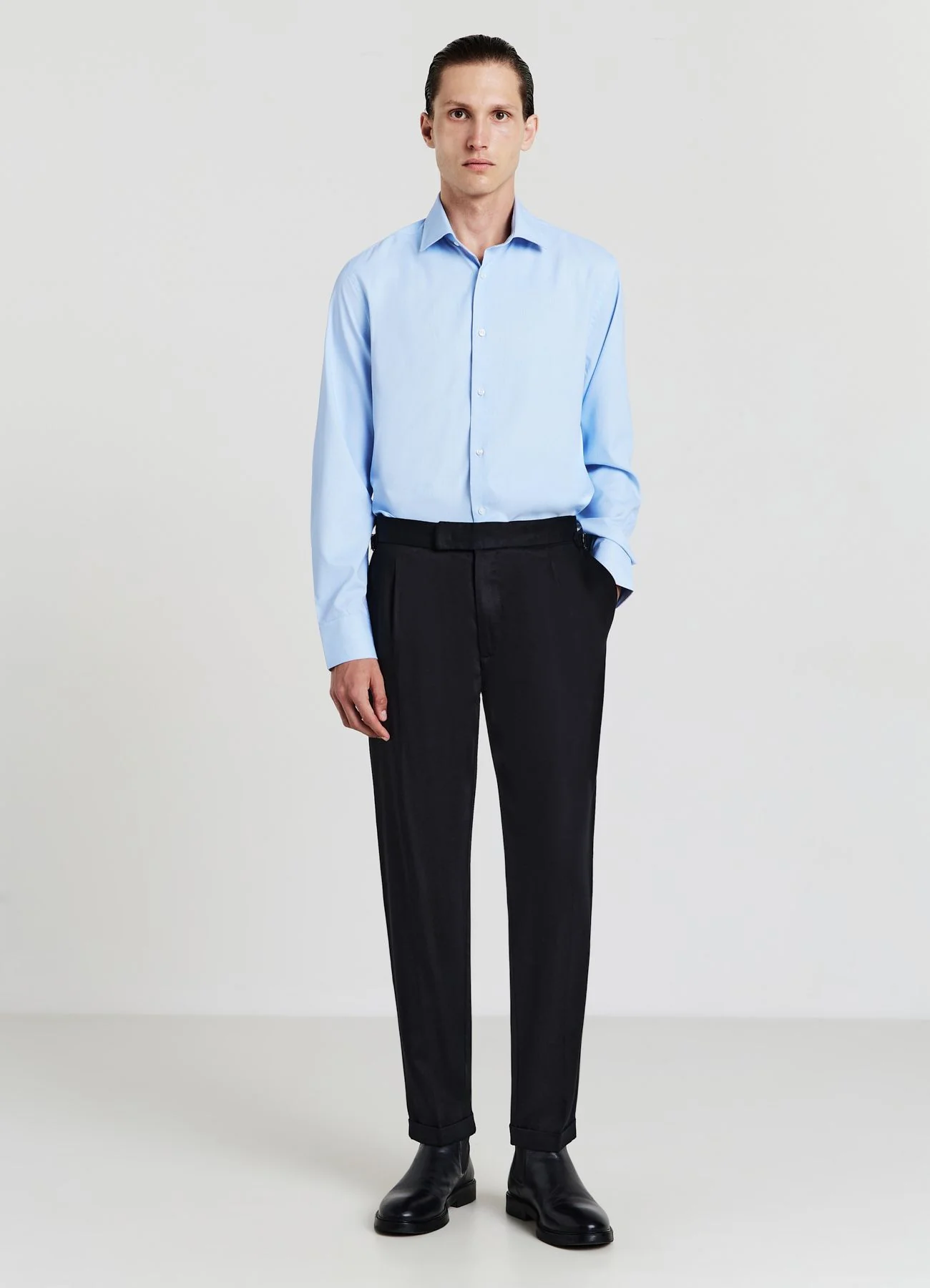 Pantaloni sartoriali con martingala - Image 3