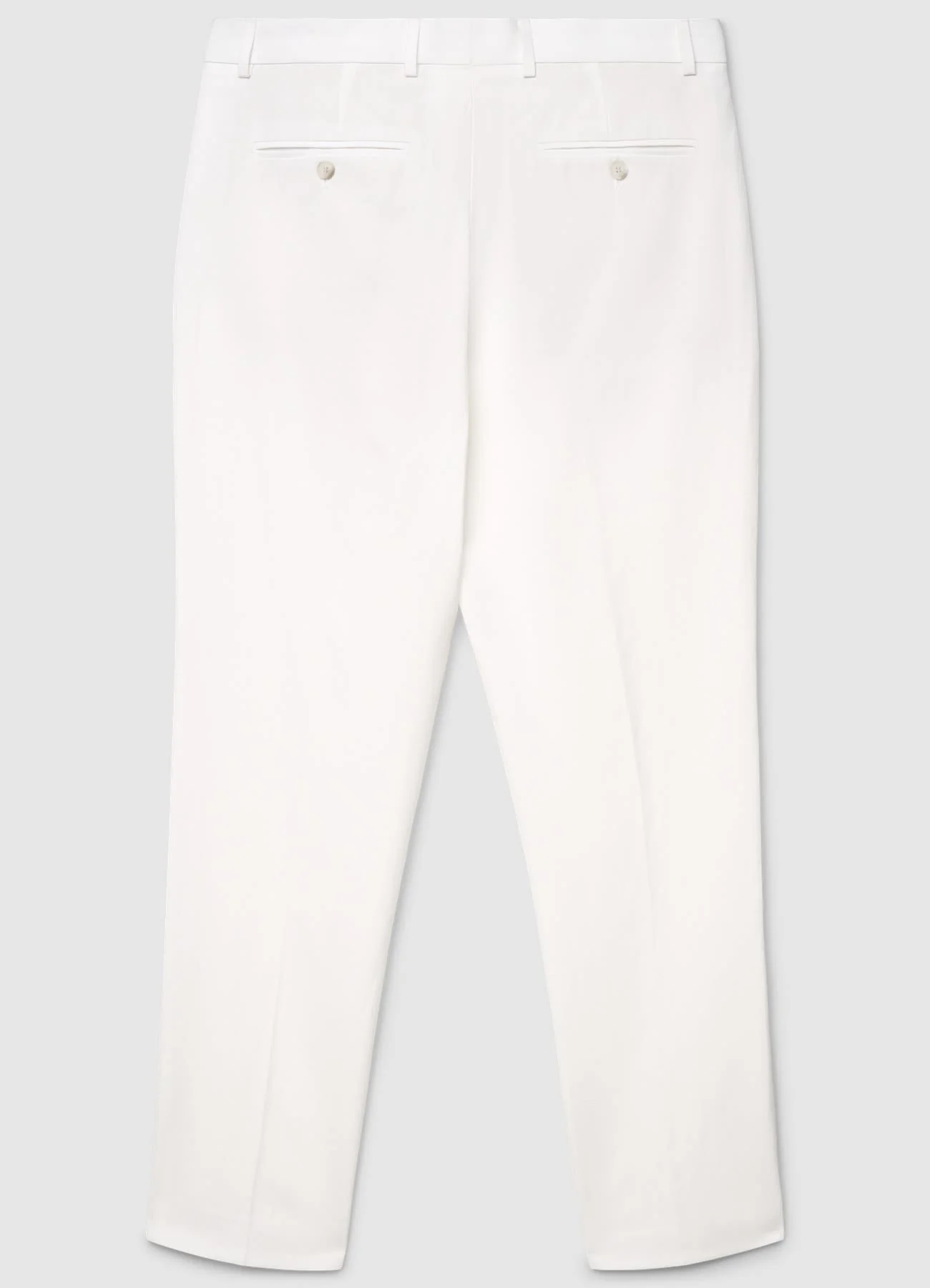Pantaloni sartoriali con piega e tasche a filetto - Image 6