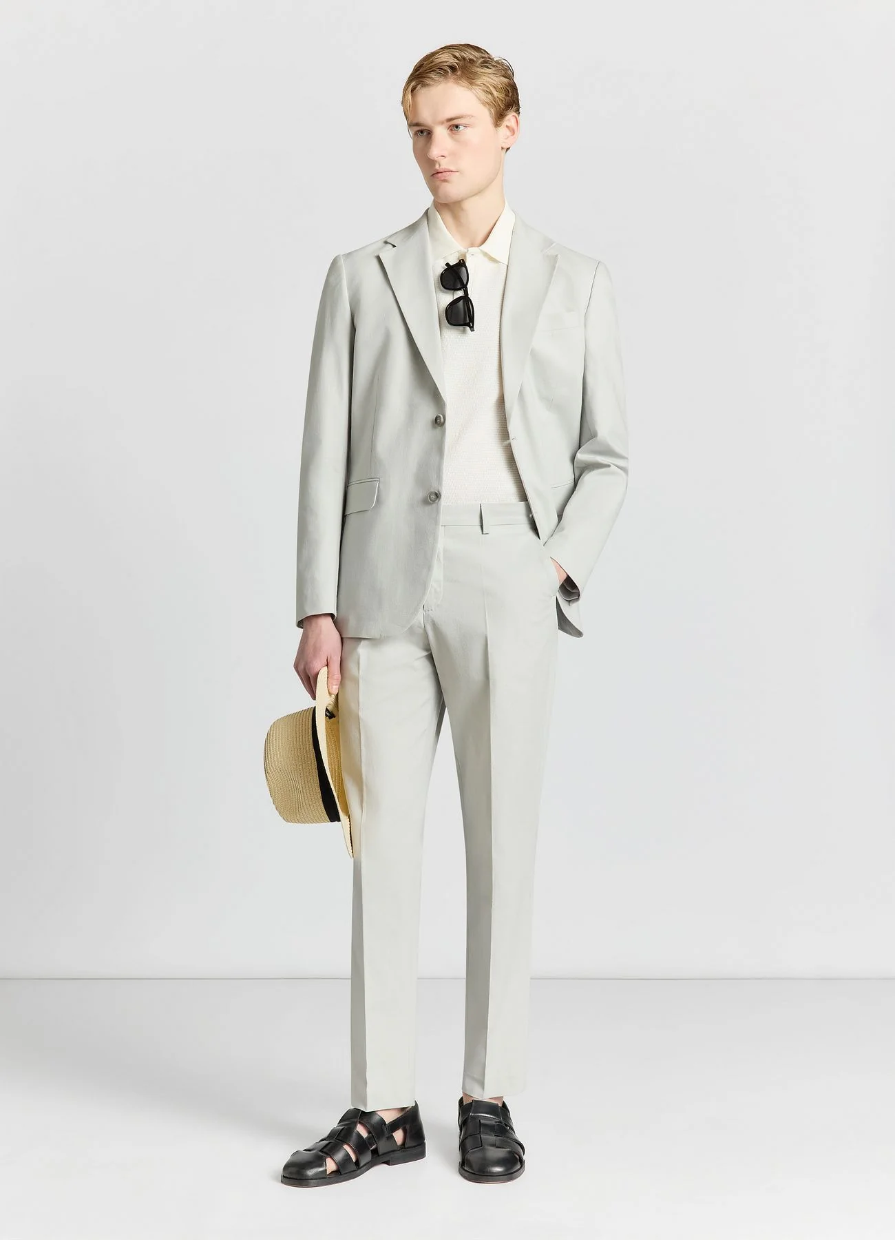 Pantaloni sartoriali con piega