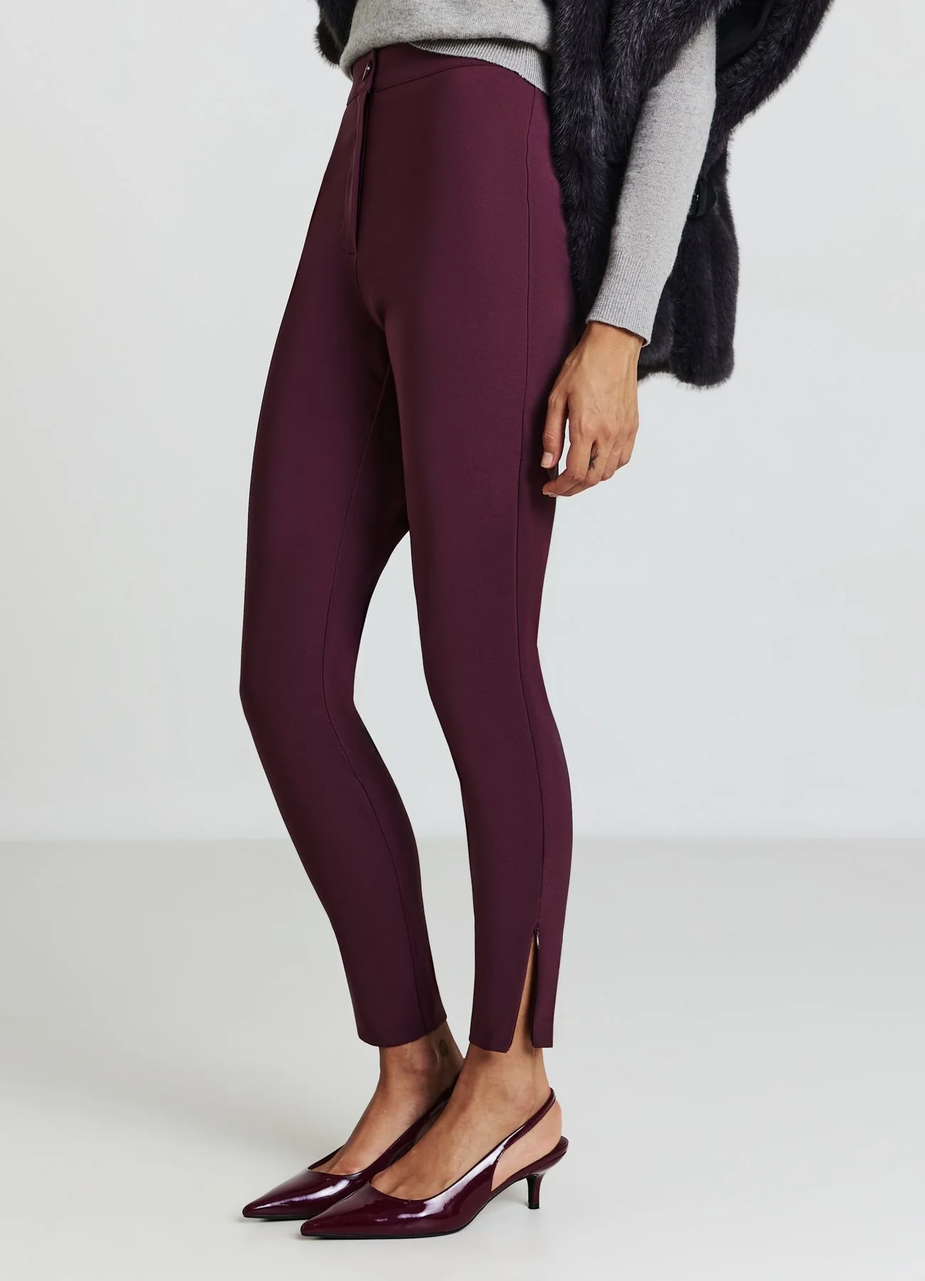 Pantaloni skinny vita alta - Image 3