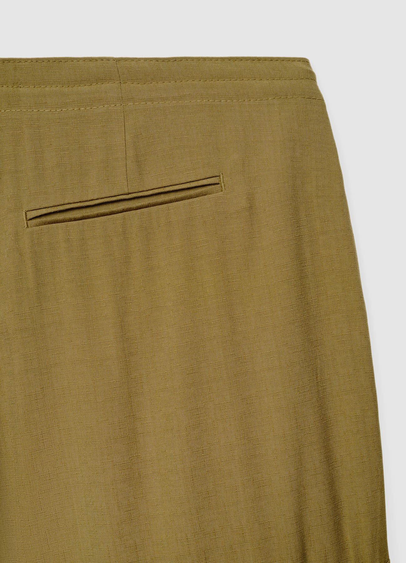 Pantaloni straight cargo con coulisse - Image 6