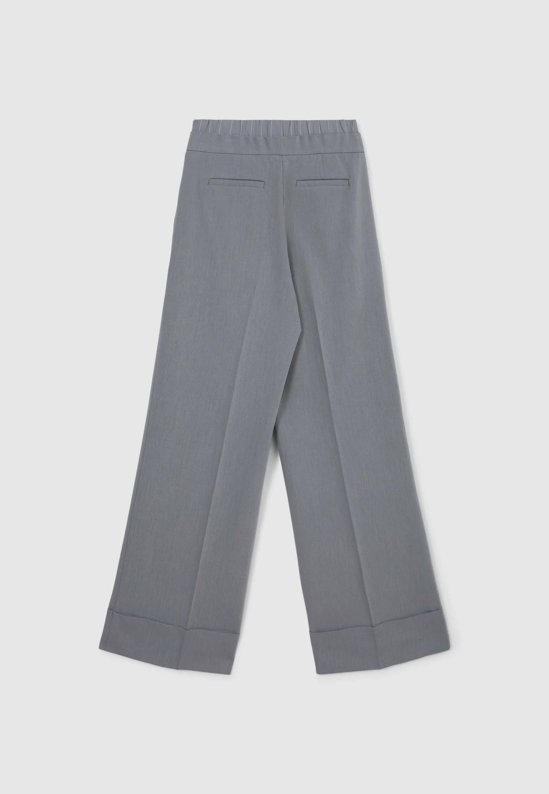 Pantaloni straight con risvolto - Image 4