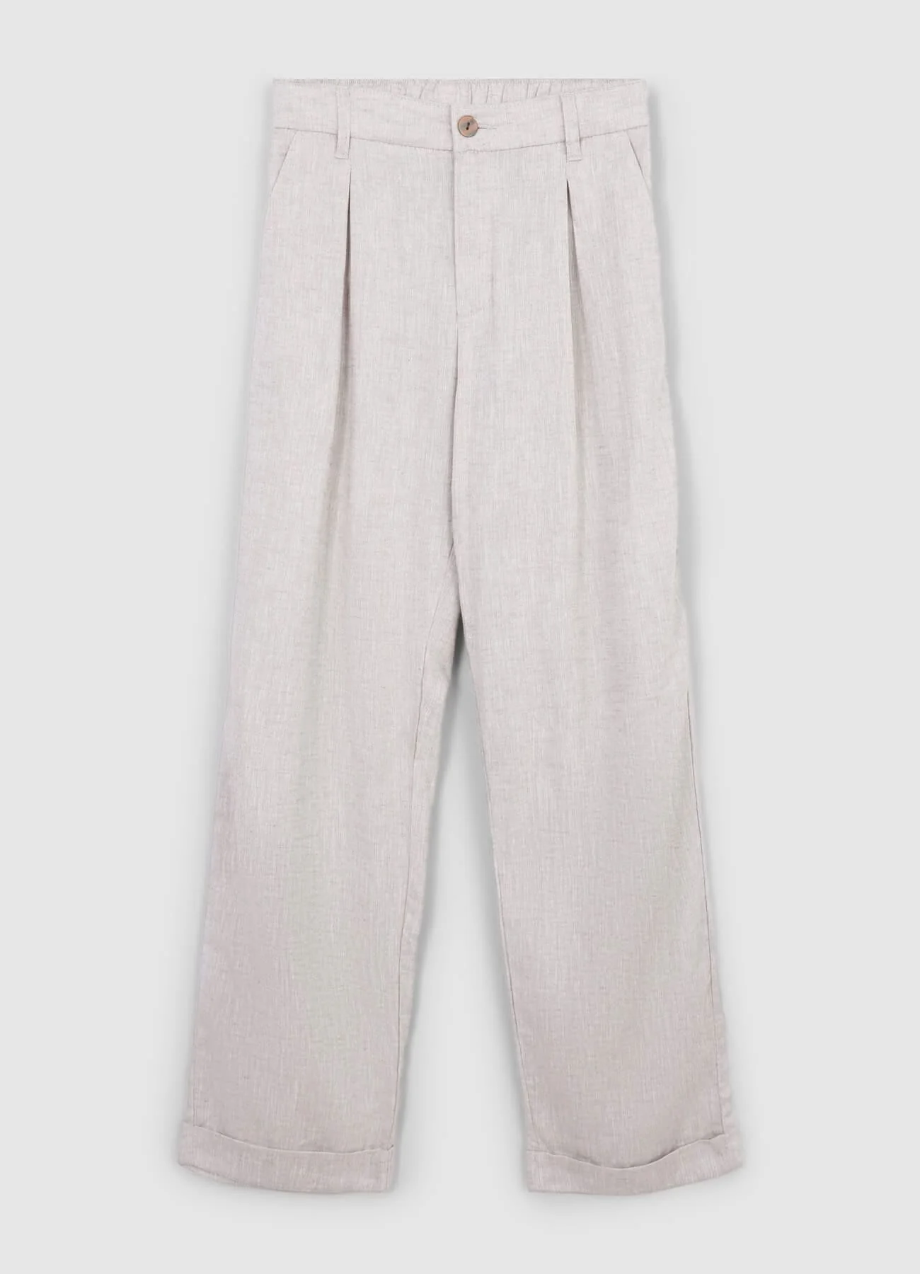 Pantaloni tasche alla francese misto lino - Image 4