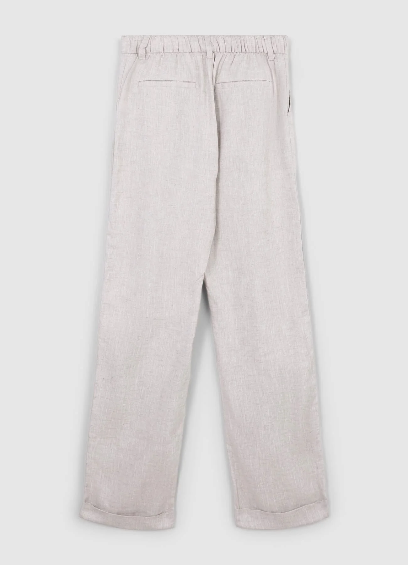 Pantaloni tasche alla francese misto lino - Image 5