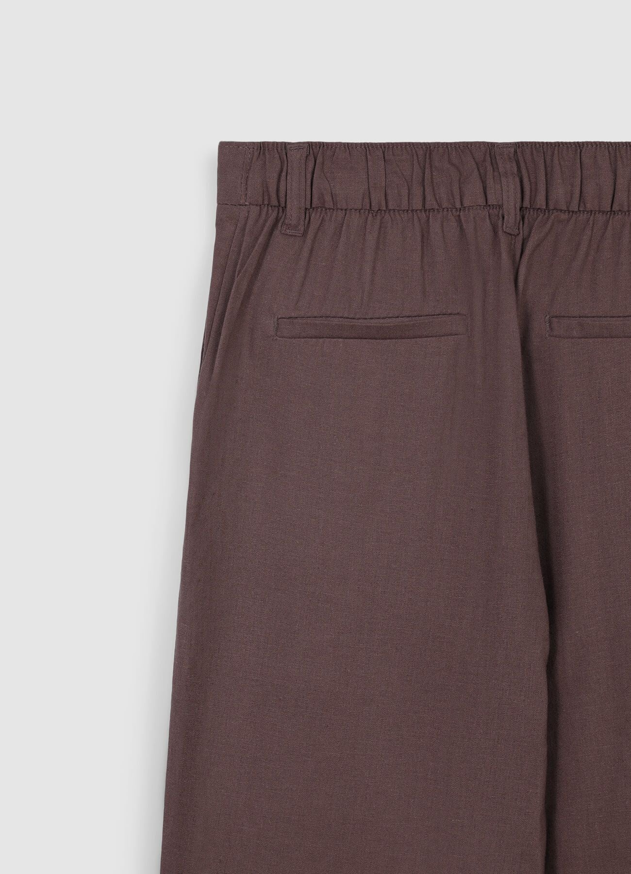 Pantaloni tasche alla francese misto lino - Image 5