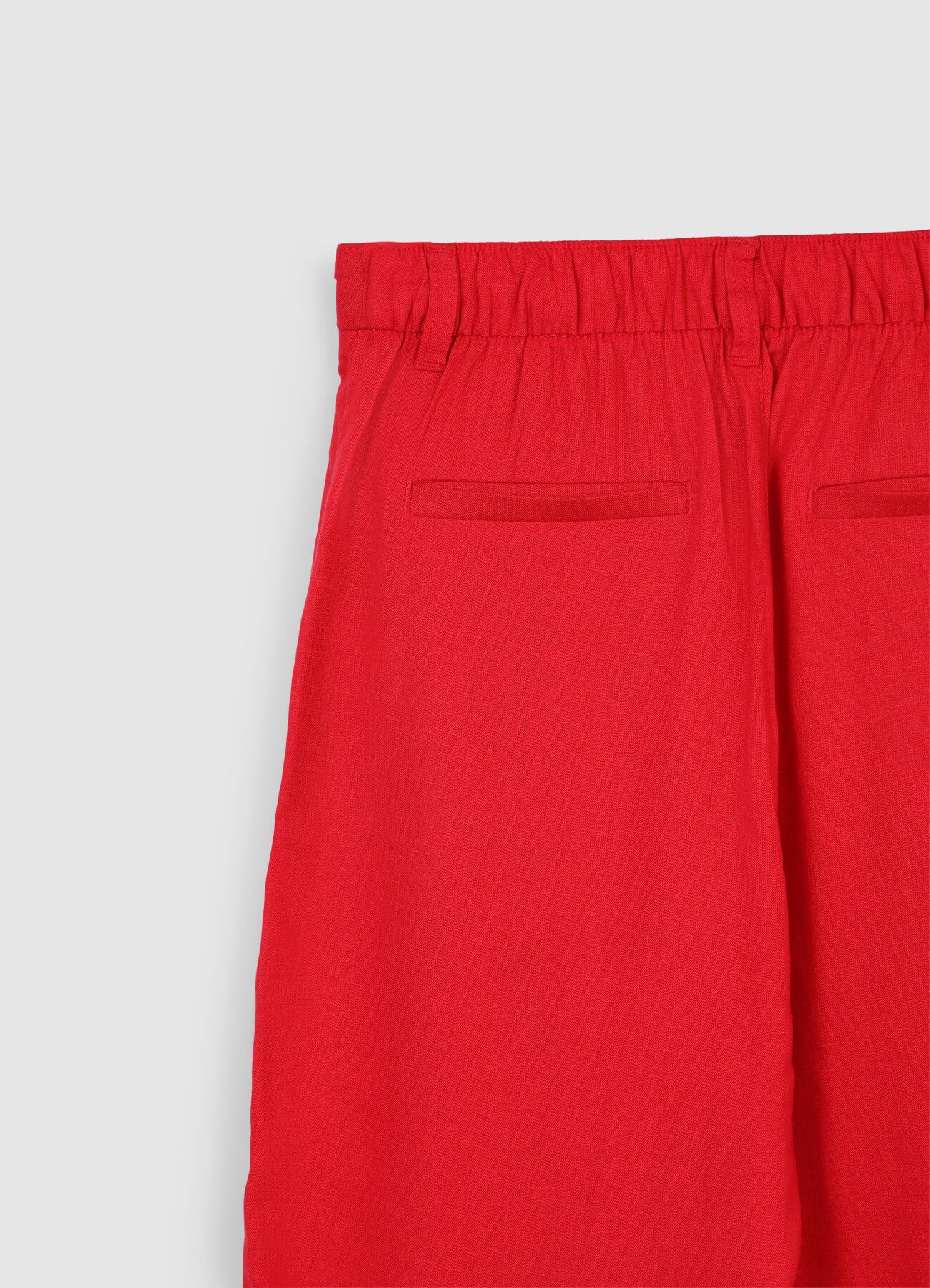 Pantaloni tasche alla francese misto lino - Image 6