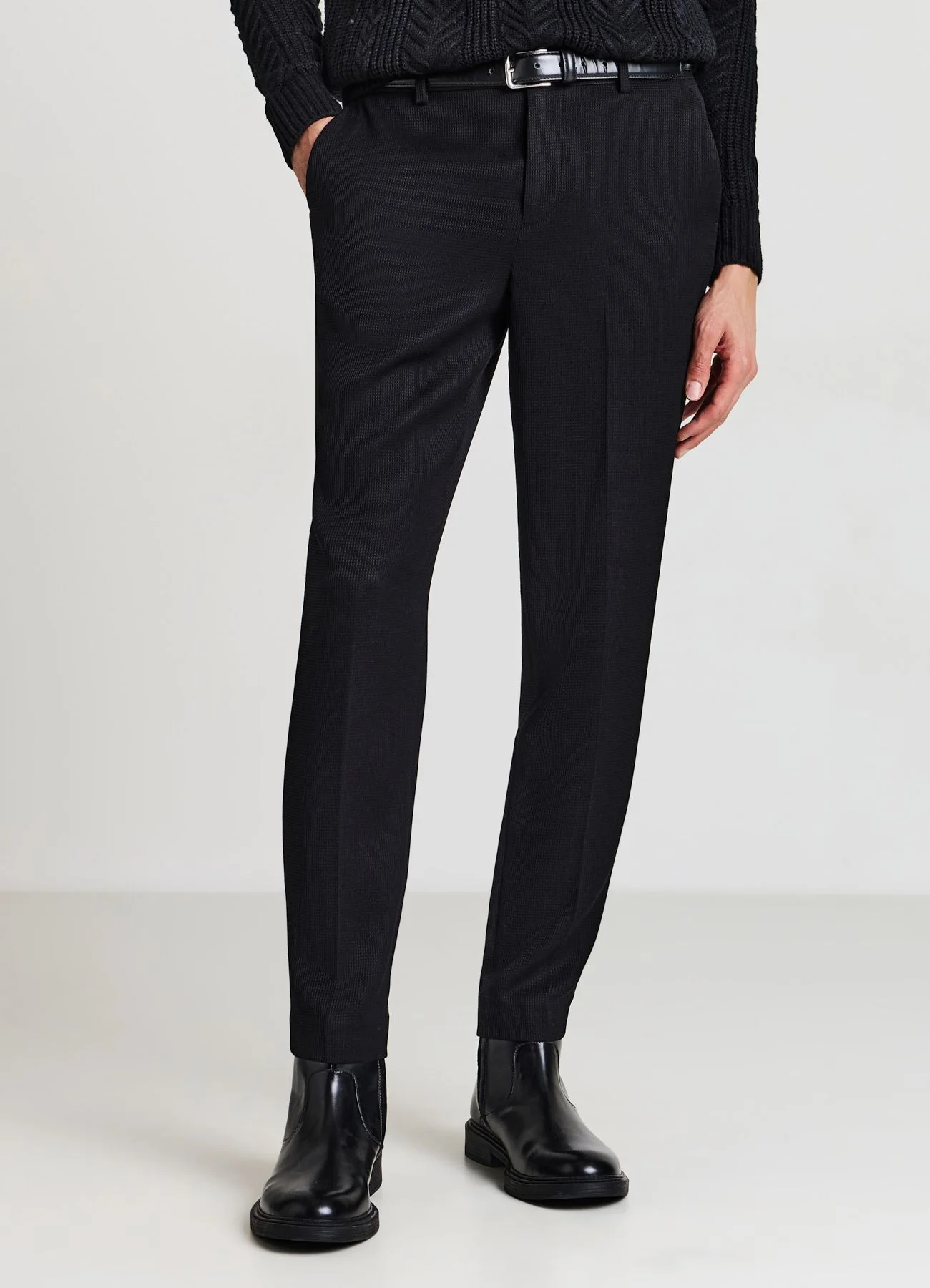 Pantaloni tessuto operato - Image 3
