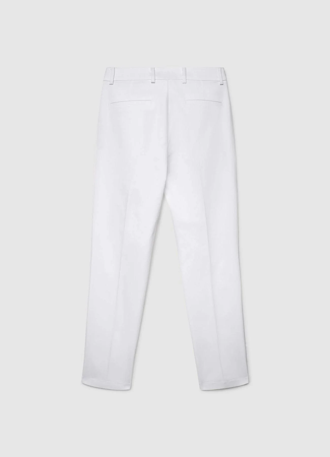 Pantaloni tinta unita in cotone rasatello - Image 5