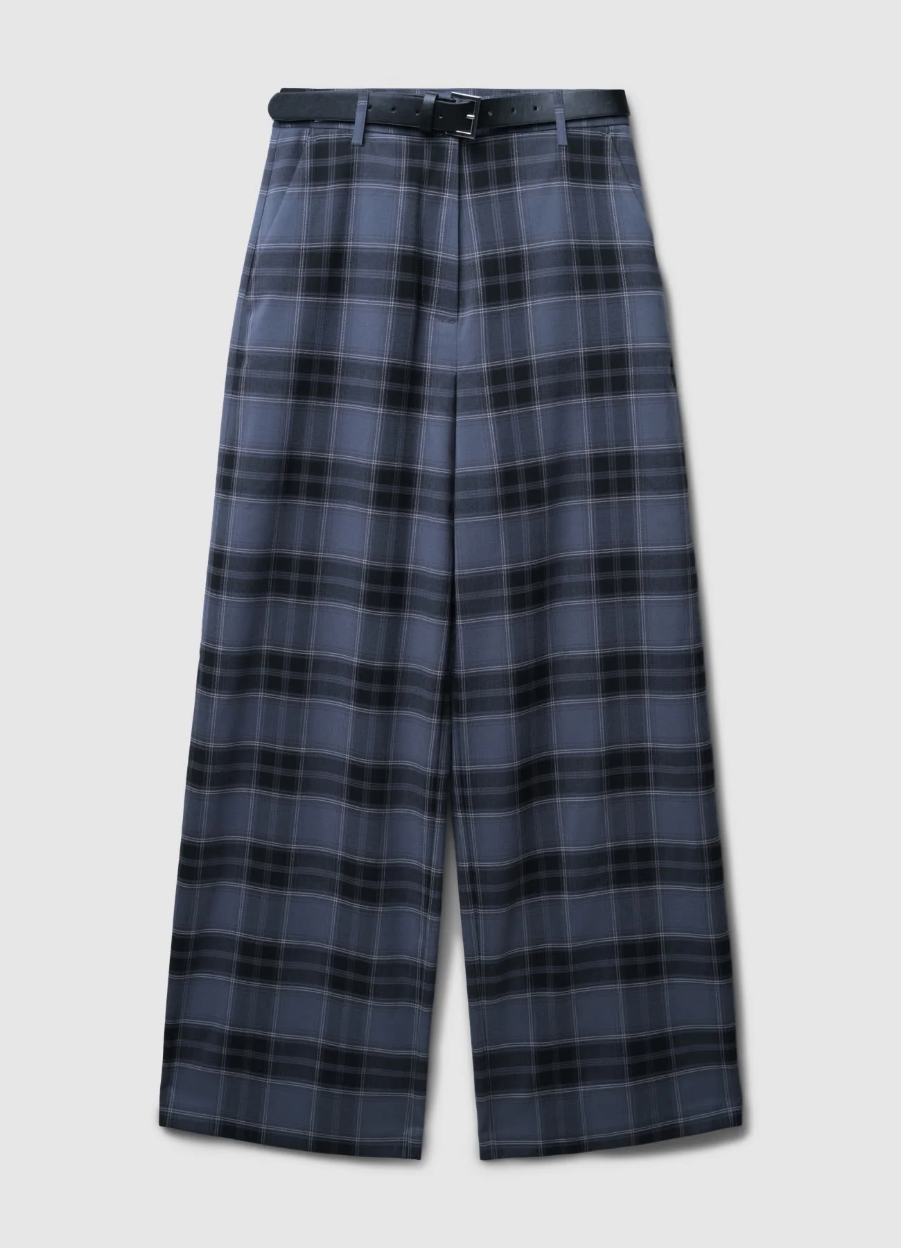 Pantaloni wide leg con cintura - Image 6