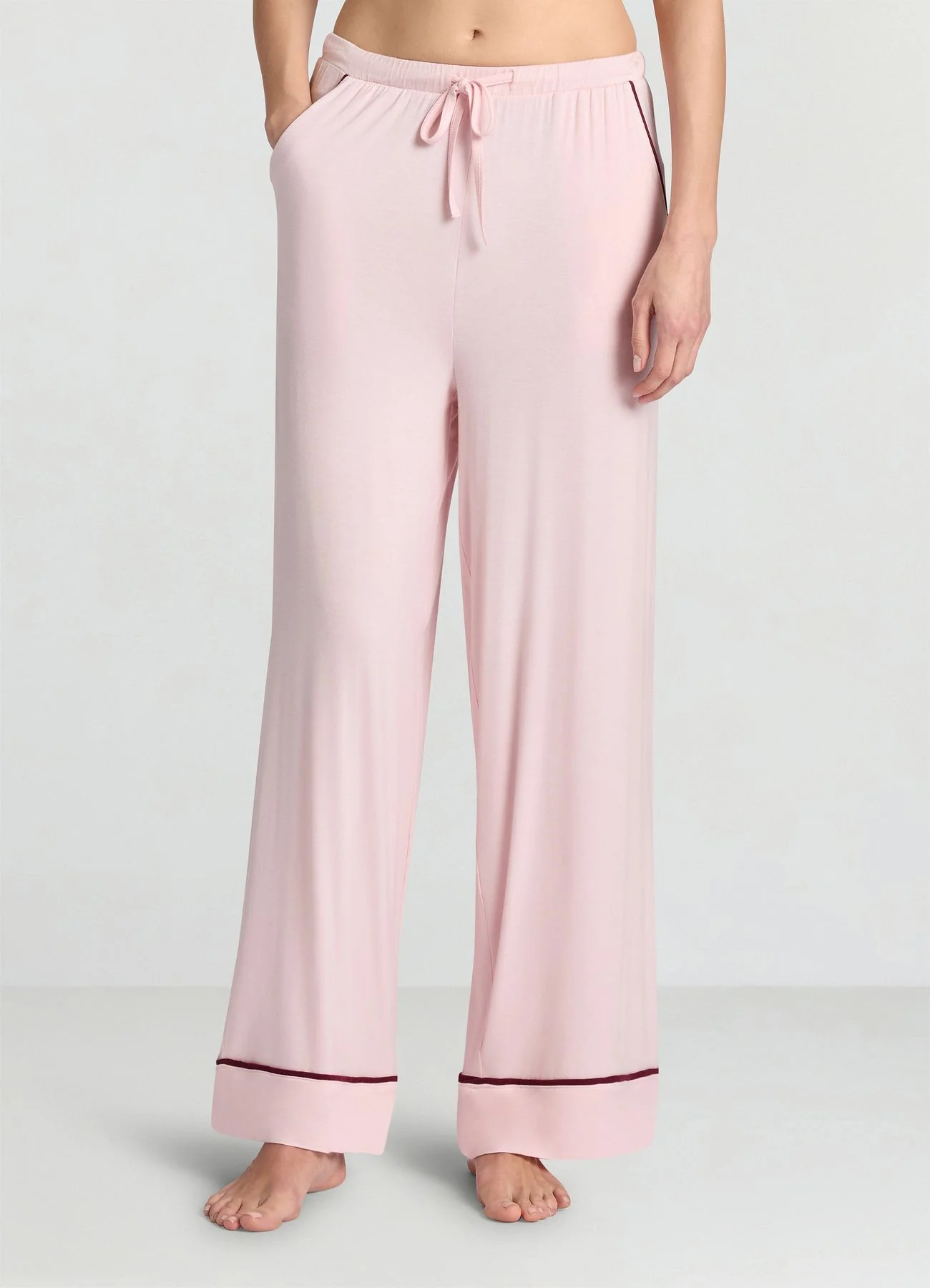 Pantaloni wide leg con coulisse - Image 2