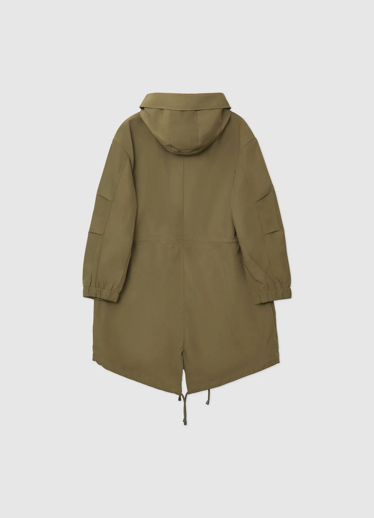 Parka con cappuccio e coulisse - Image 4