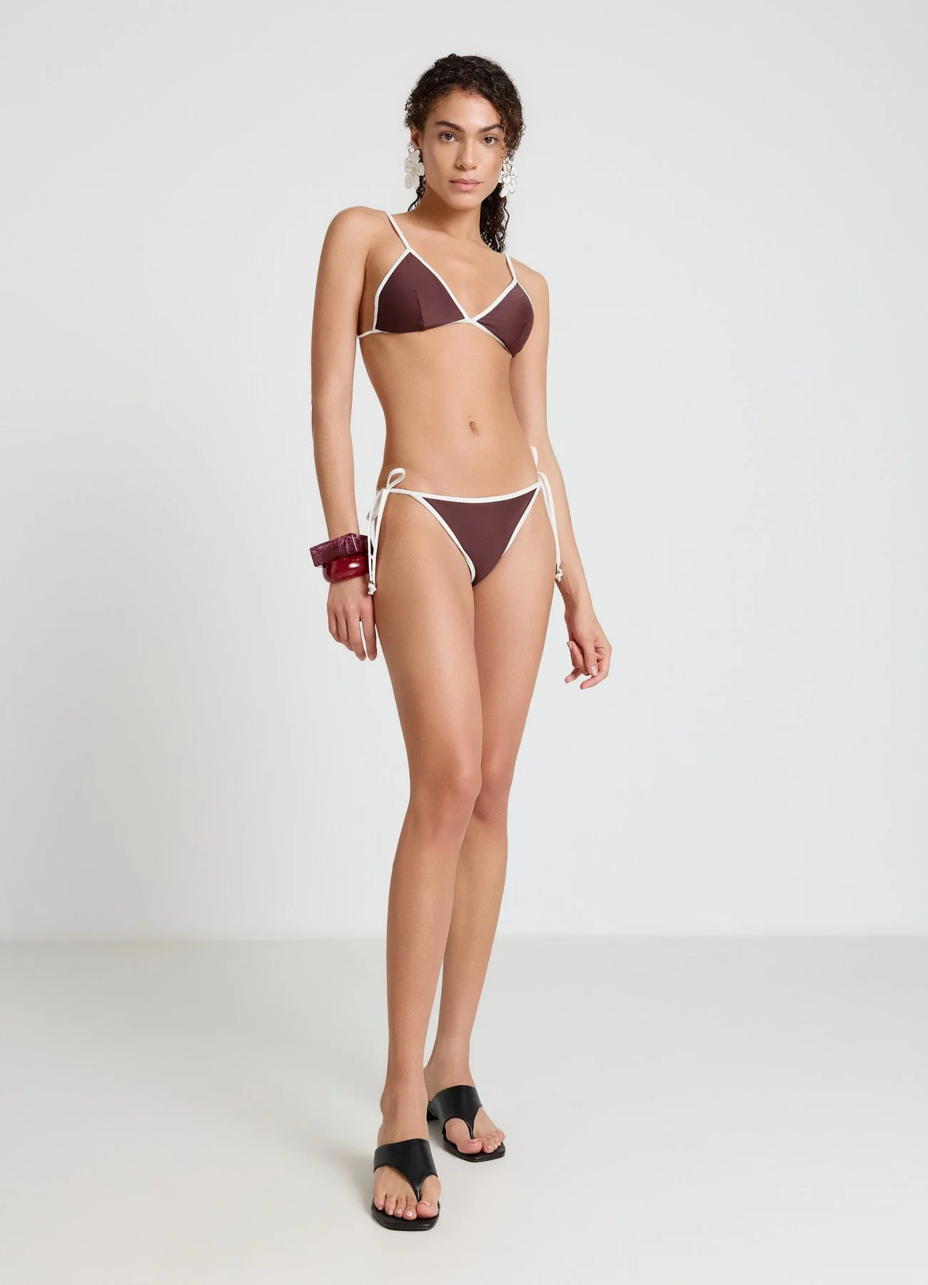 Reggiseno bikini a triangolo con profili - Image 2