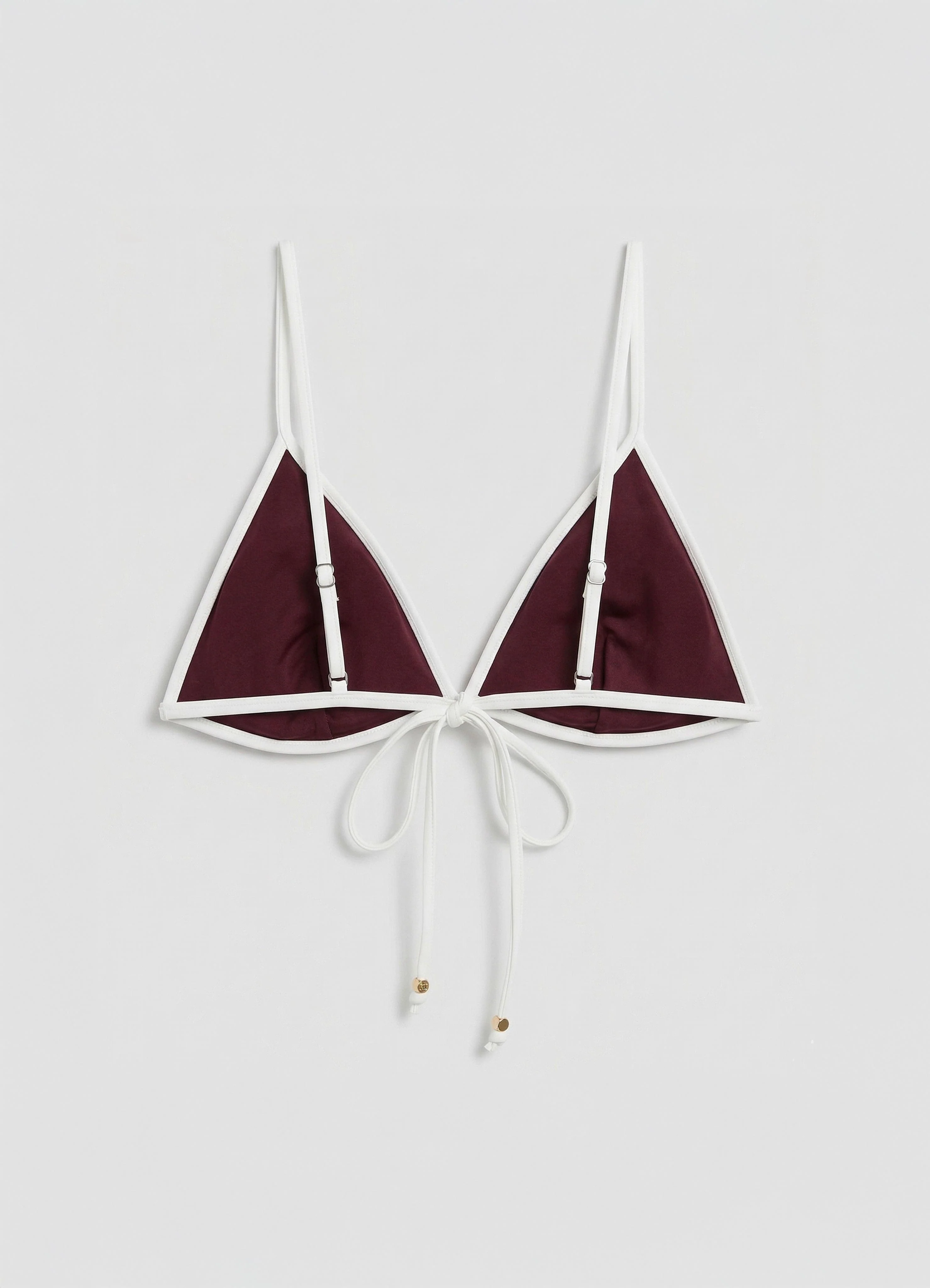 Reggiseno bikini a triangolo con profili - Image 6