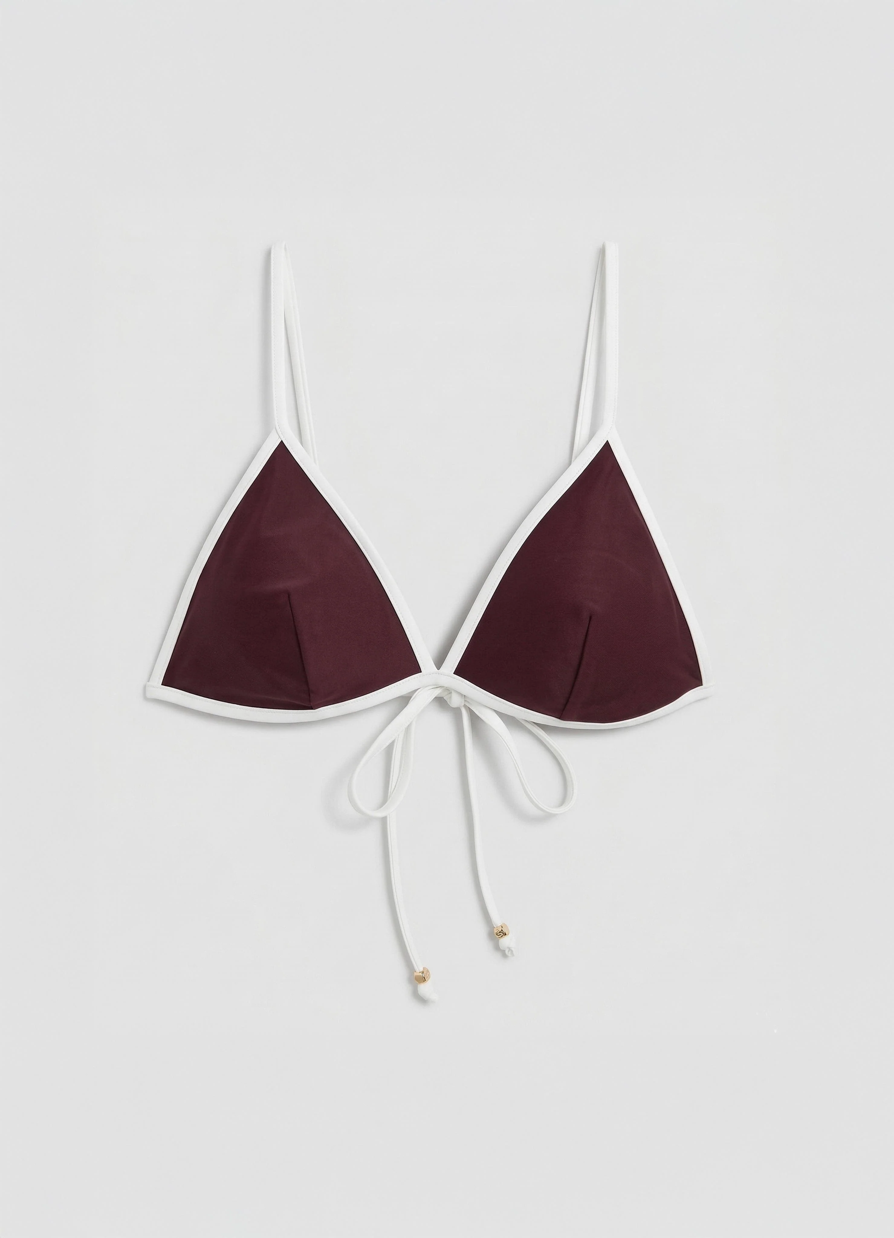 Reggiseno bikini a triangolo con profili - Image 7