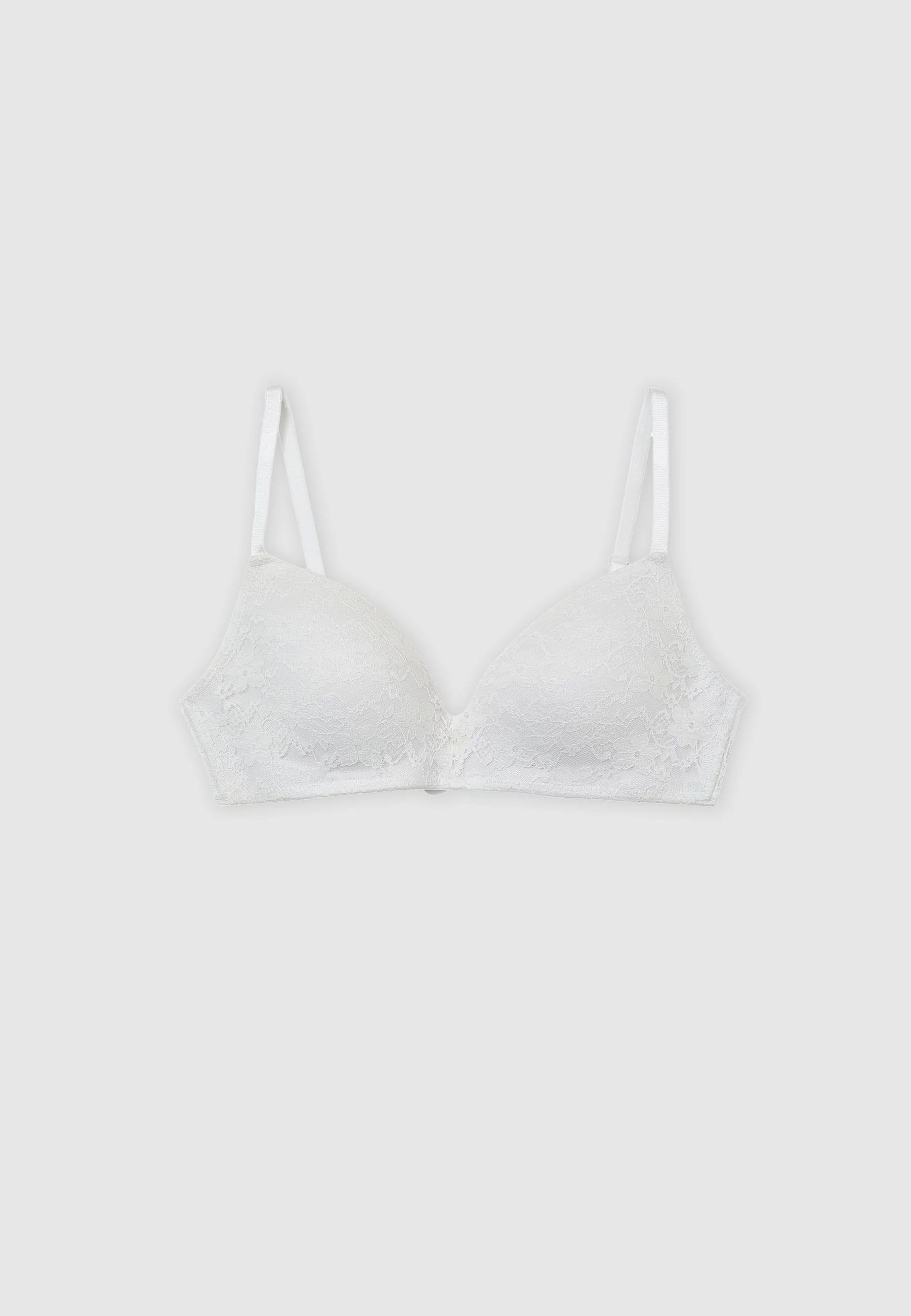 Reggiseno triangolo imbottito pizzo