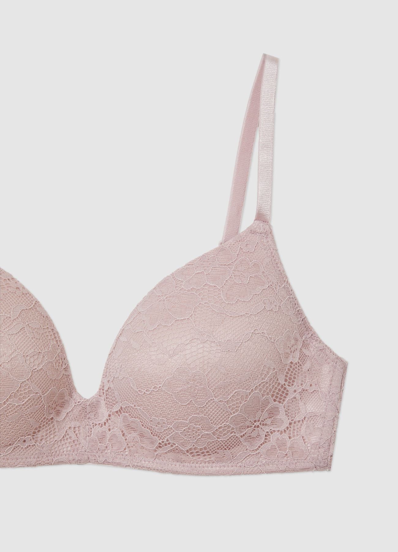 Reggiseno triangolo in pizzo senza ferretto