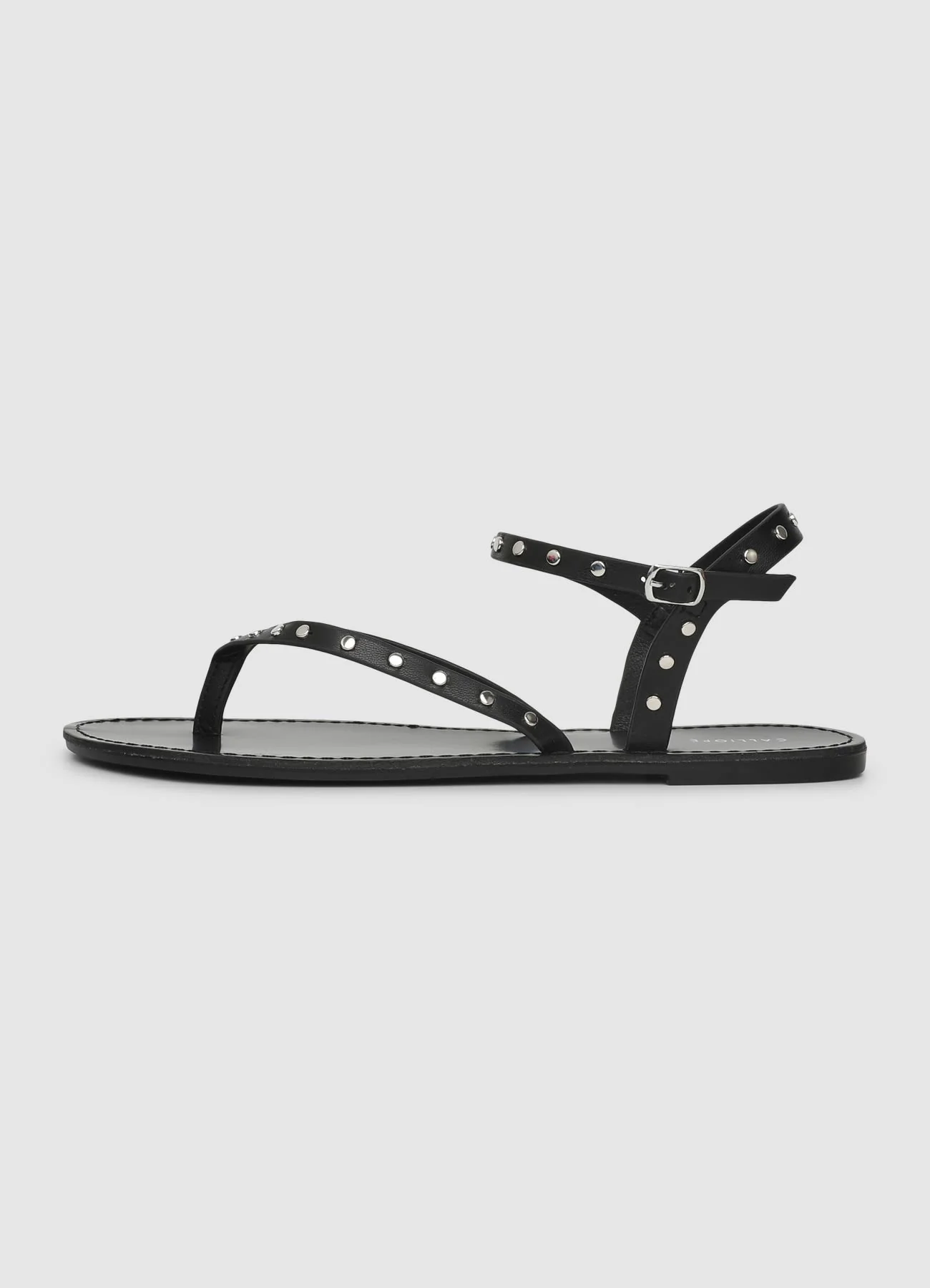 Sandalo schiava flat con applicazioni - Image 5