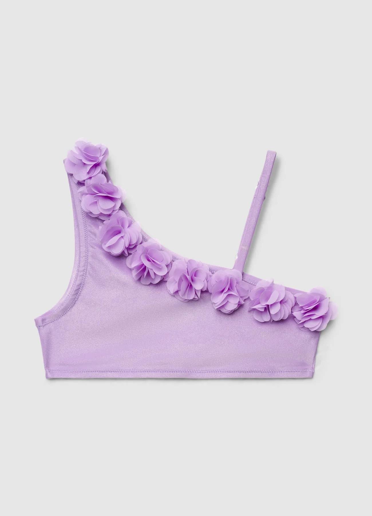 Set bikini con applicazioni floreali - Image 3