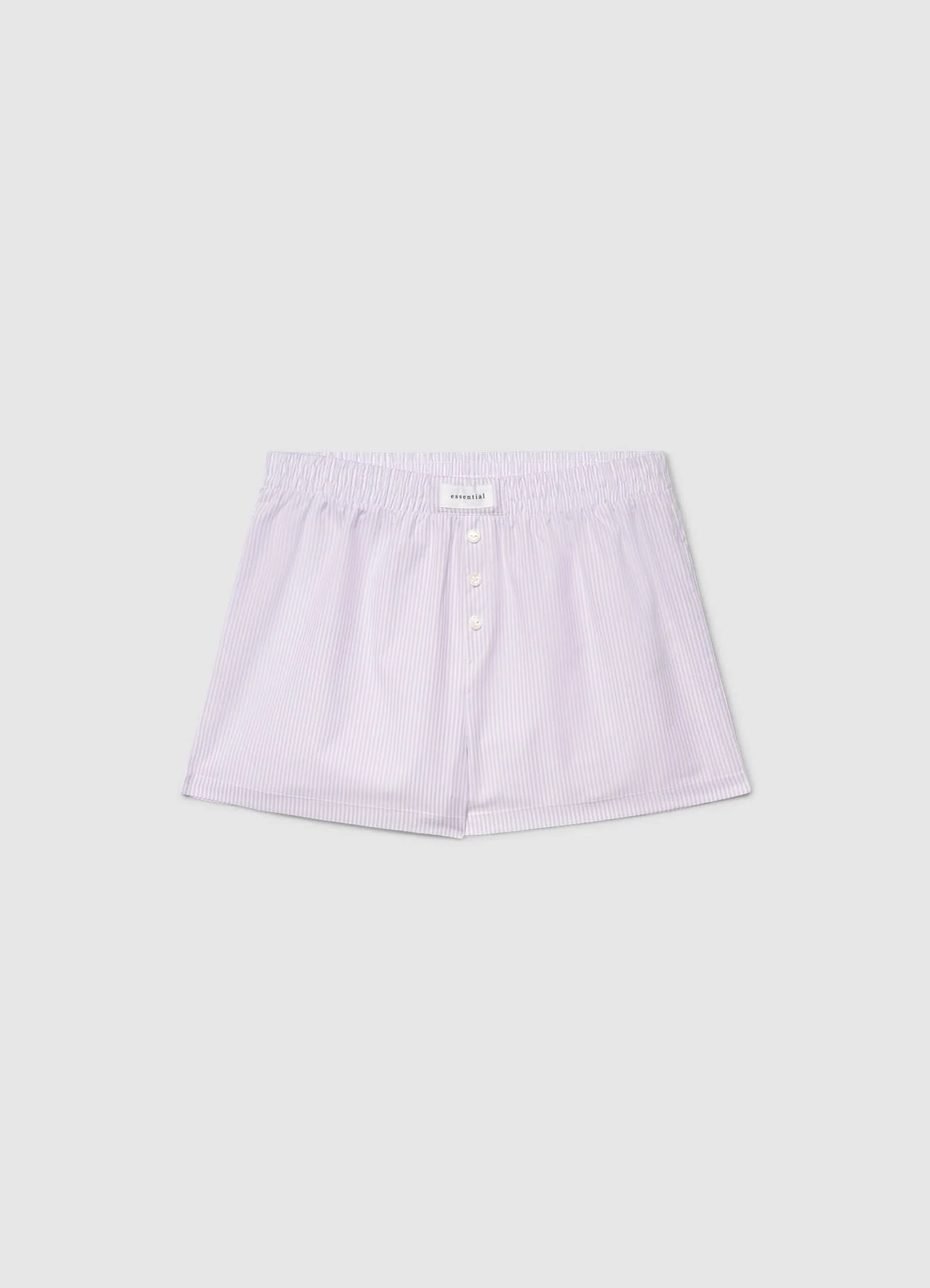 Set pigiama con canotta e shorts a righe - Image 3