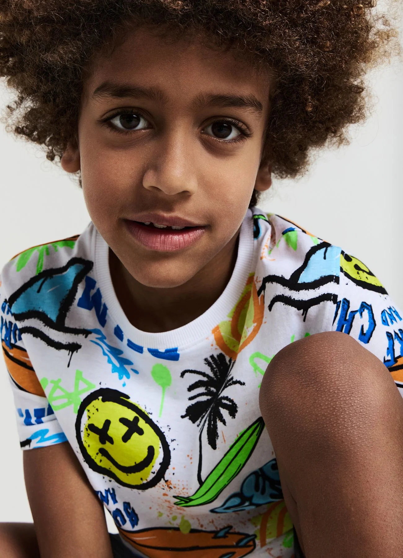 Set t-shirt e shorts con stampe