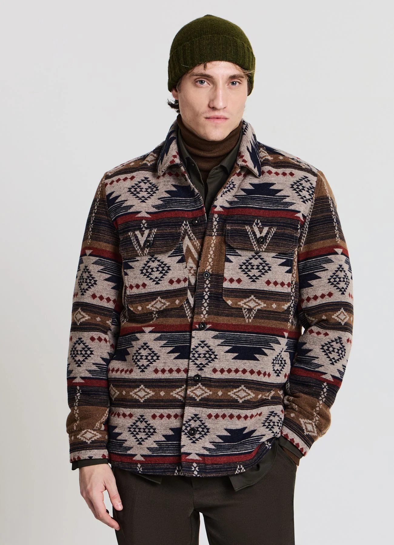 Shacket con stampa navajo - Image 2