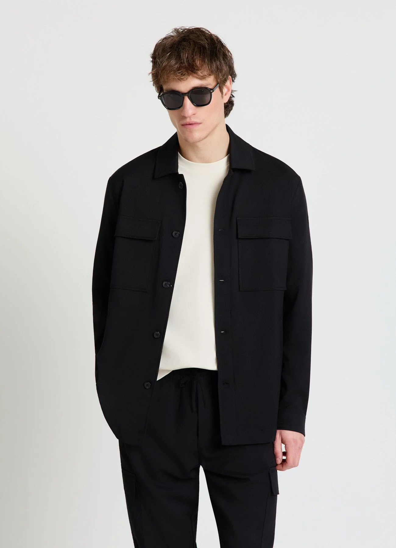 Shacket con tasche a patta - Image 2