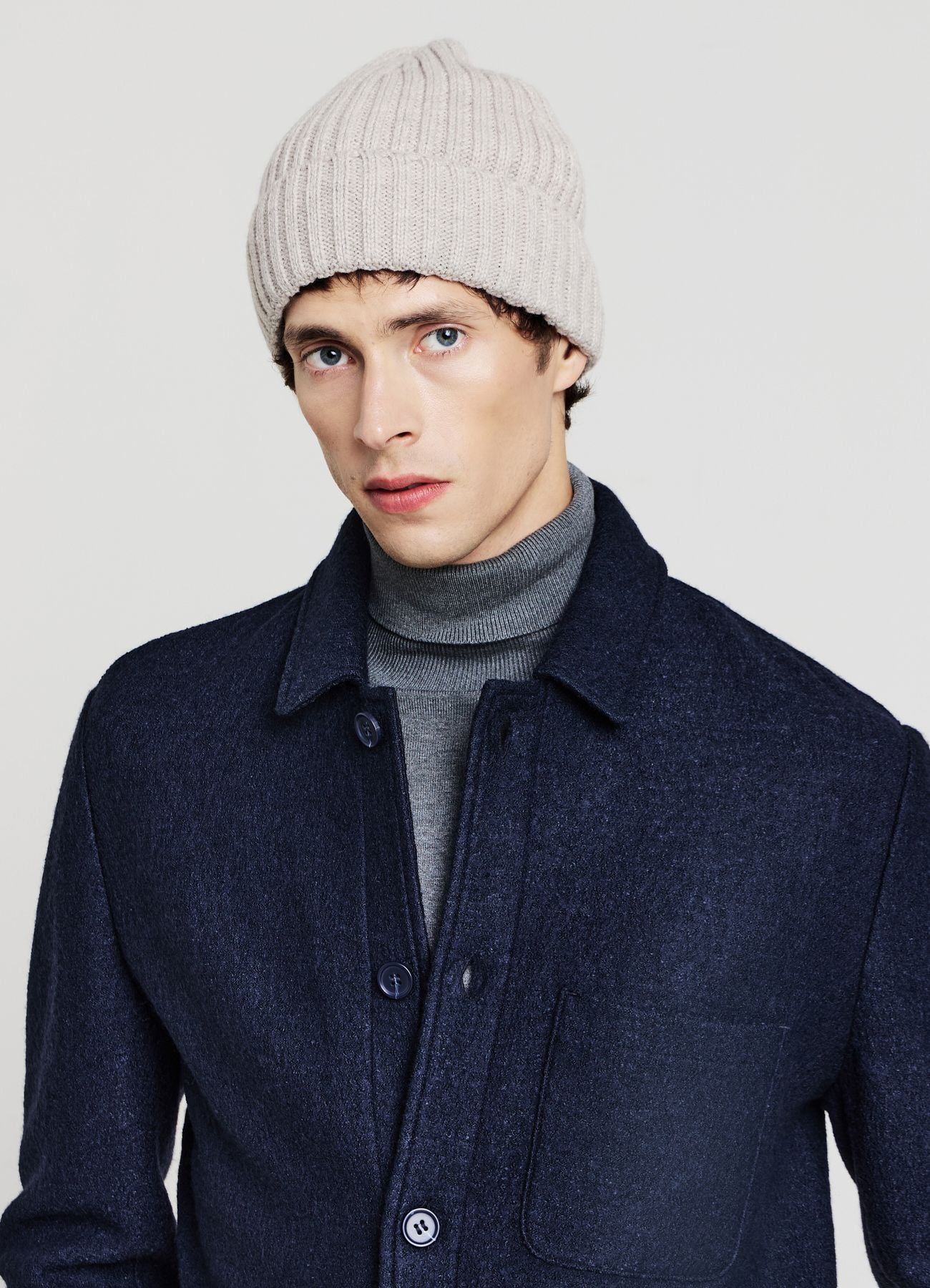 Shacket in lana cotta - Image 5