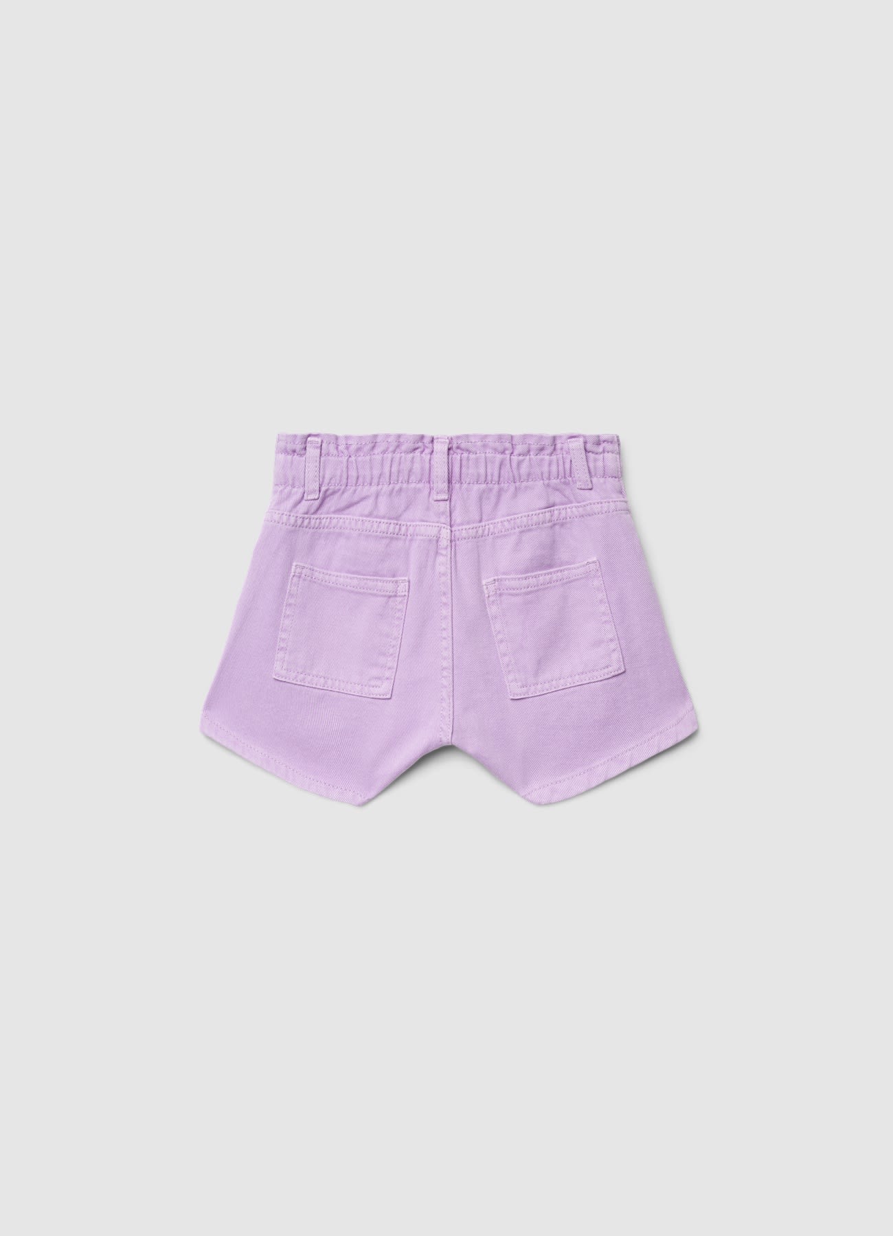 Shorts a vita alta con elastico - Image 2